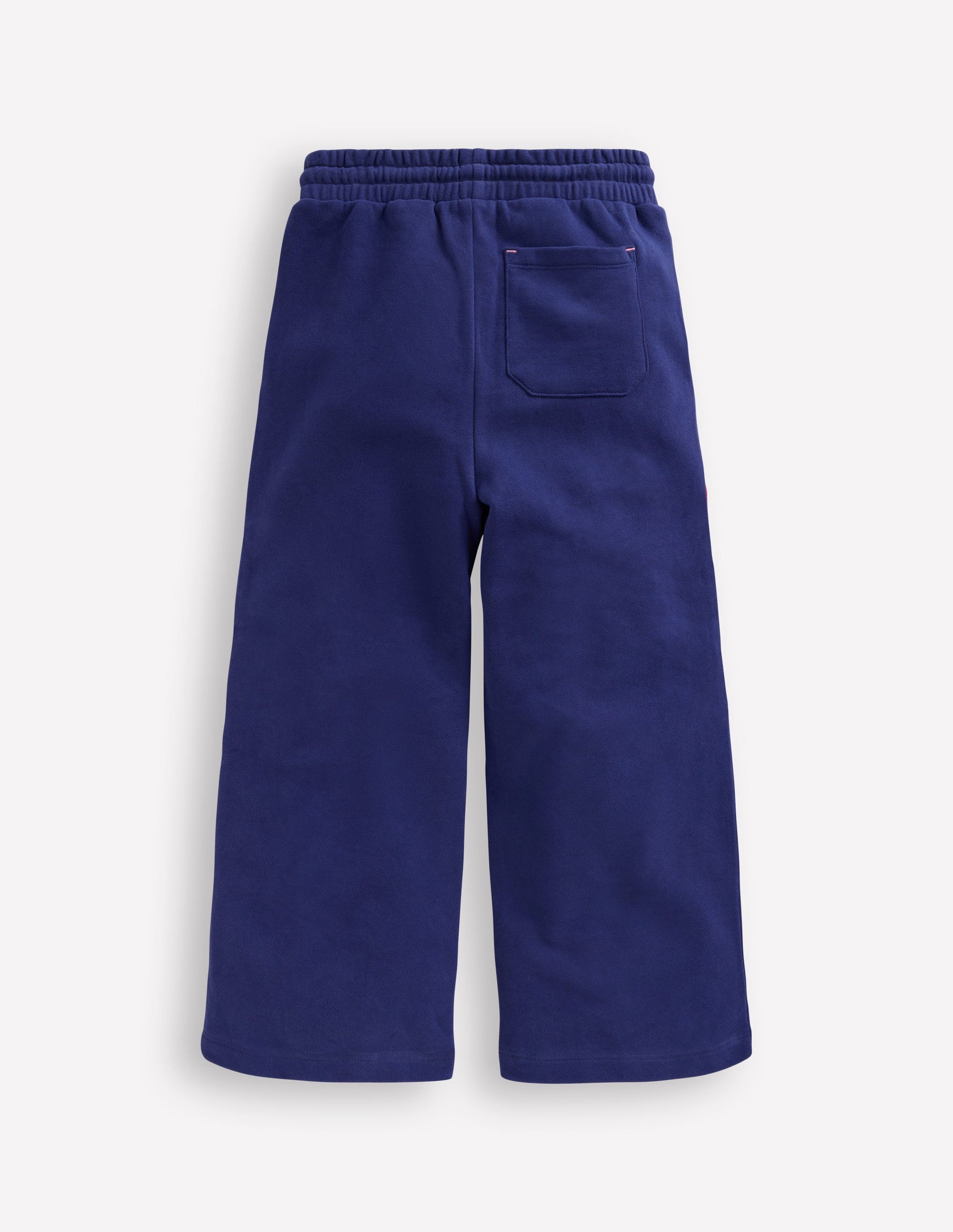 Bas de jogging large à appliqué-Cerises bleu tribord-2
