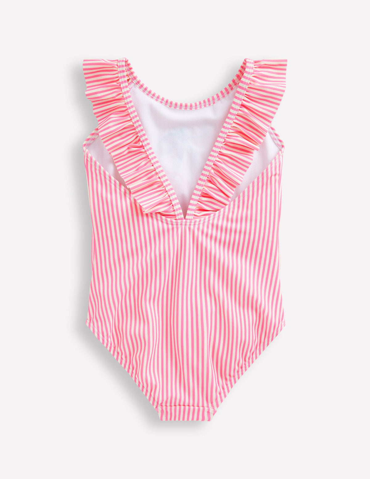 Maillot de bain Hallie à bretelles volantées-Cerise rose cosmos - Image 2