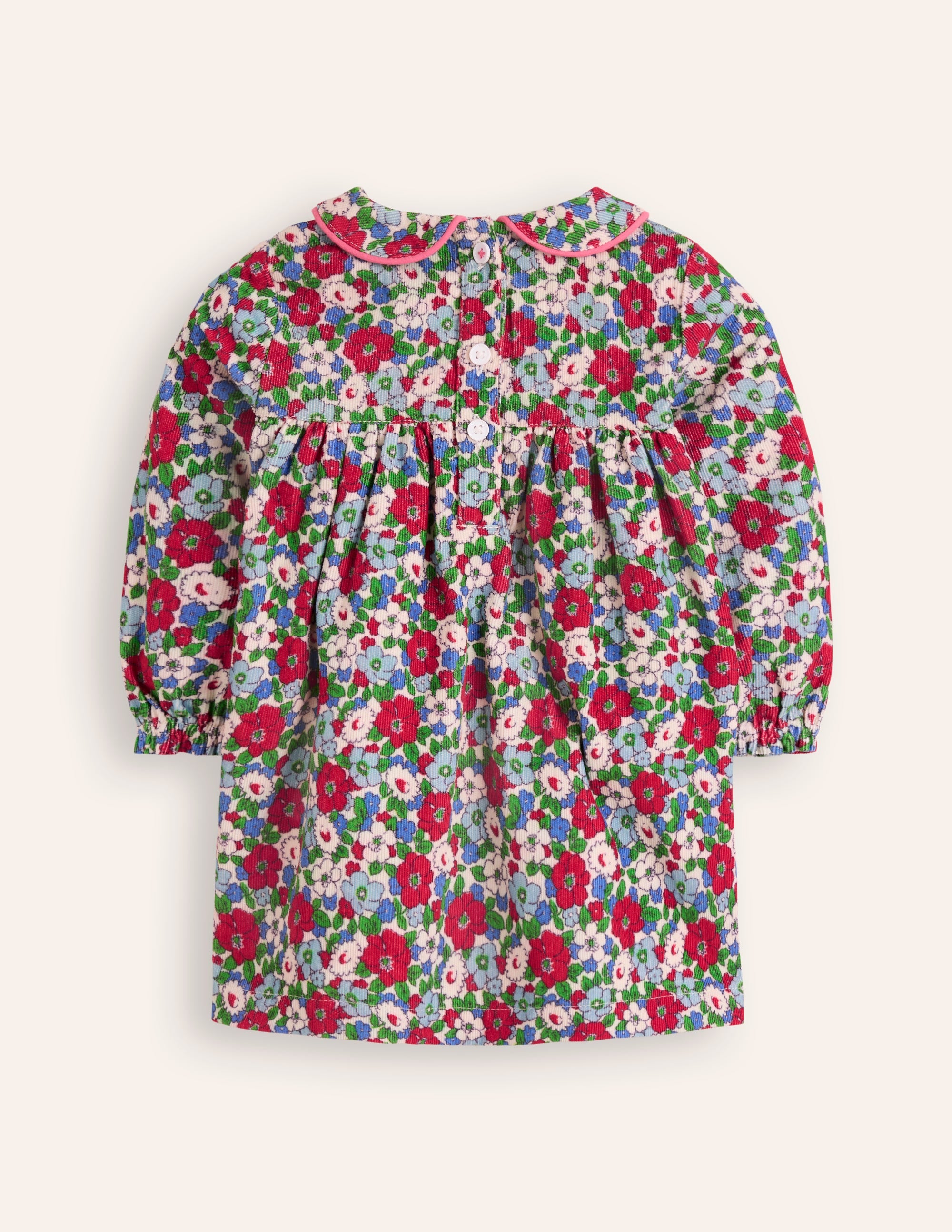 Gewebtes Partykleid-Gletscherblaues Blumenmuster - Image 2