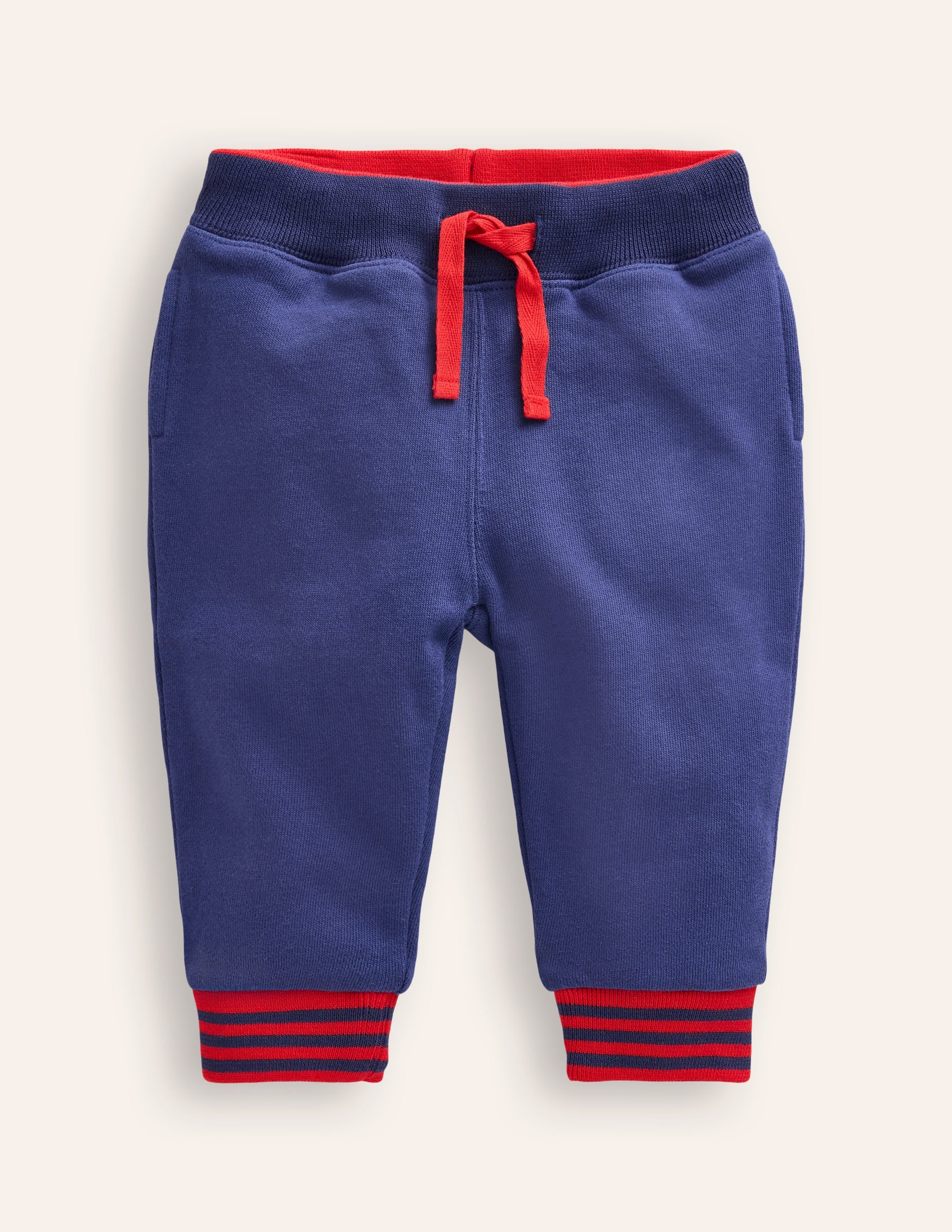 Basic-Jerseyhose-Aristocratic Blue/ Ivory Stripe - Image 1