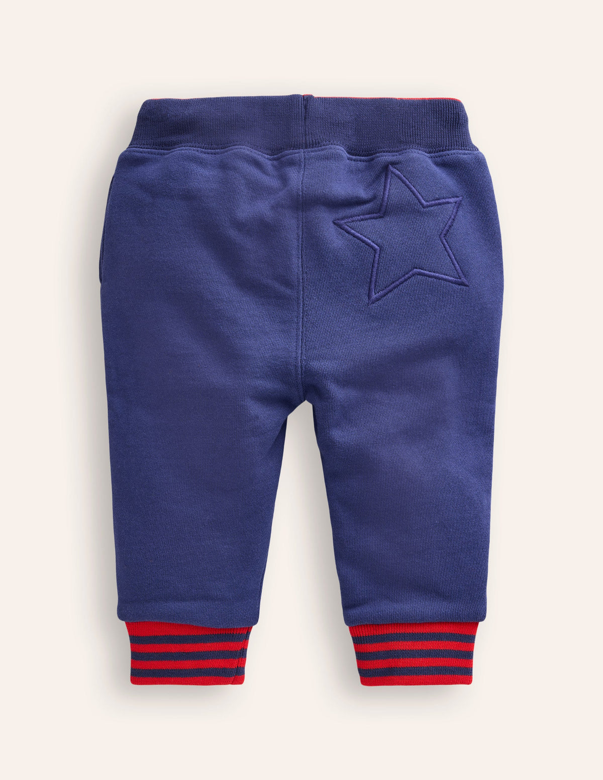 Basic-Jerseyhose-Aristocratic Blue/ Ivory Stripe-2