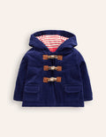 Cord-Dufflecoat-Aristocratic Blue/ Ivory Stripe