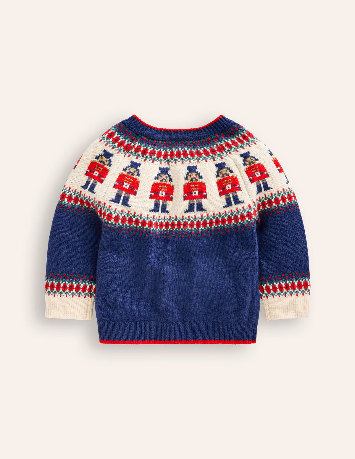 Fair-Isle-Pullover-Saphirblau Nussknacker - Image 2