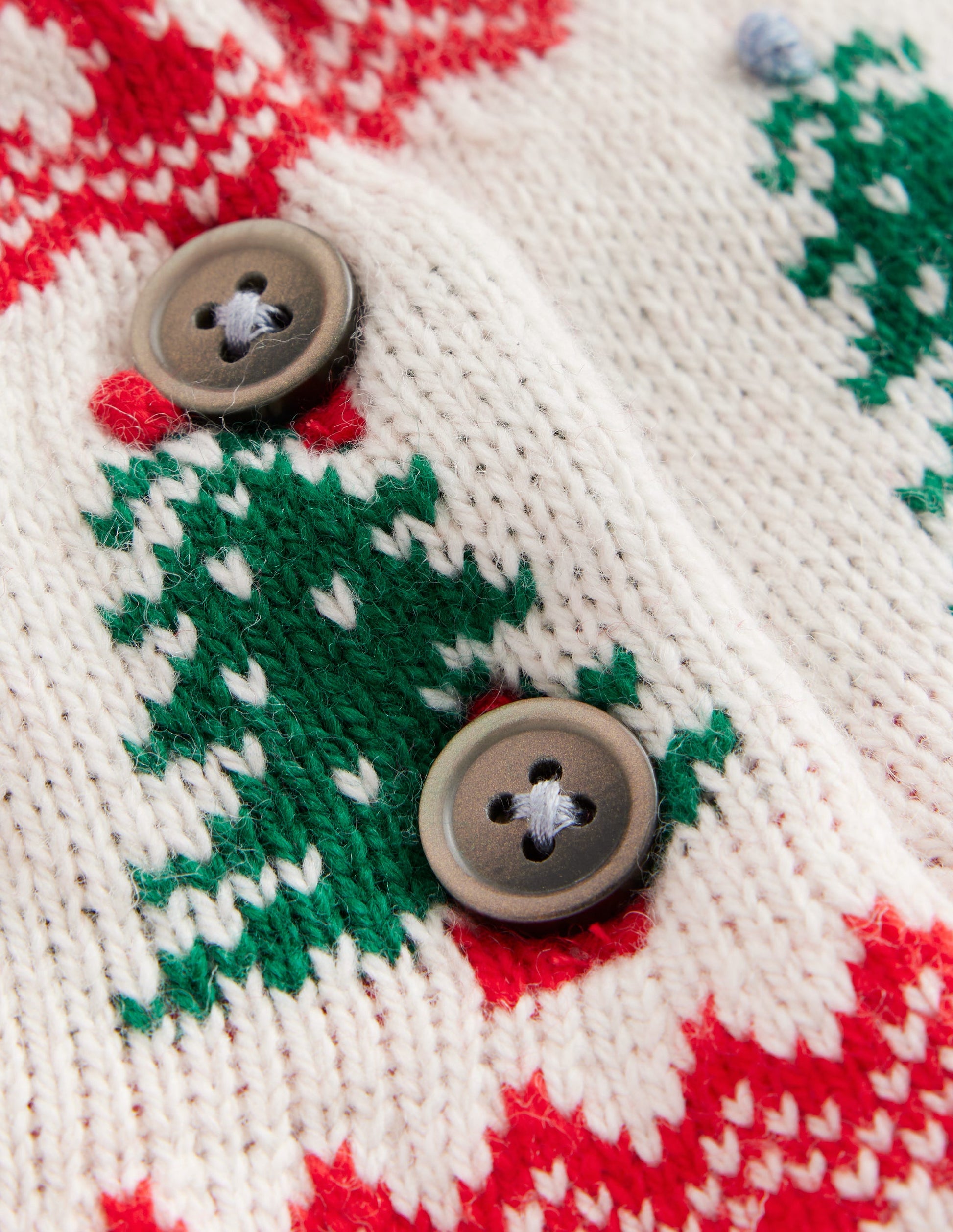 Fair-Isle-Pullover-Mohnrot Bäume-3