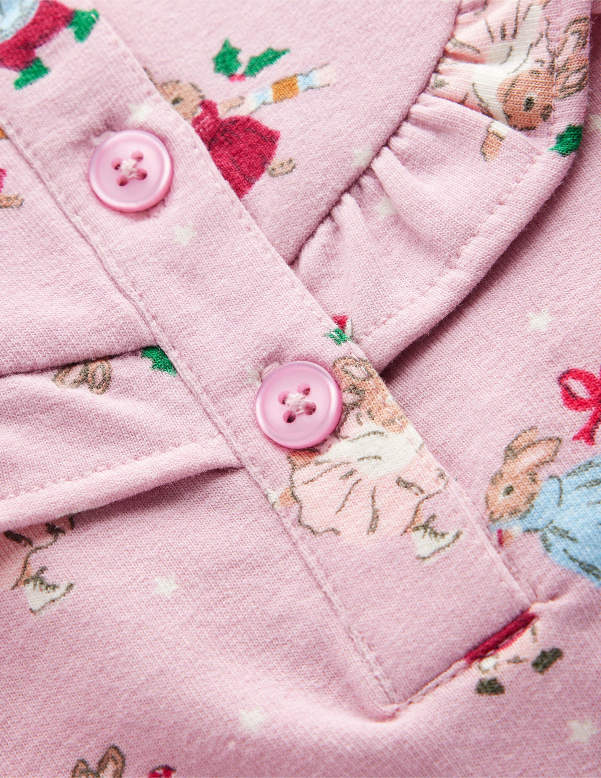 Jersey-Oberteil und Leggings-Zartes Rosa Hasen-3