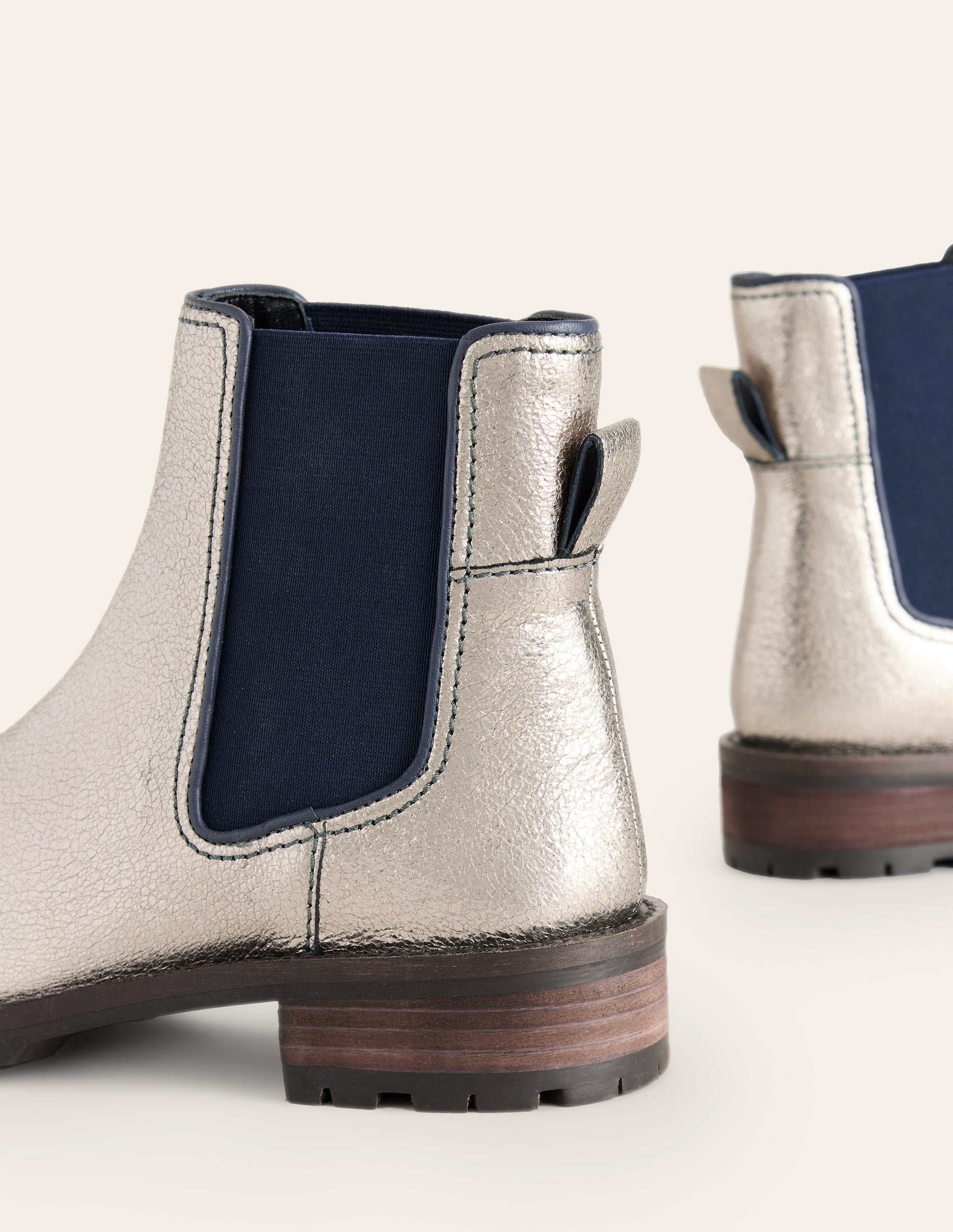 Freya Chelsea-Stiefel-Silber - Image 4