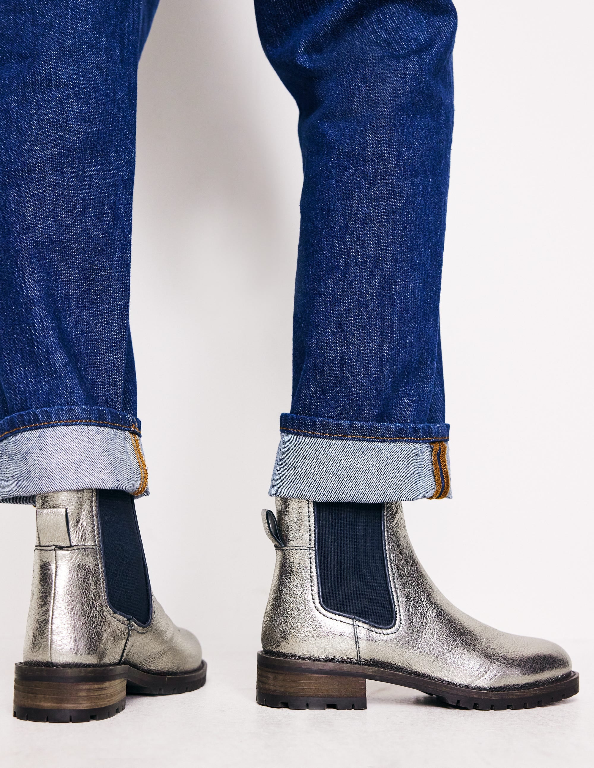 Freya Chelsea-Stiefel-Silber - Image 1