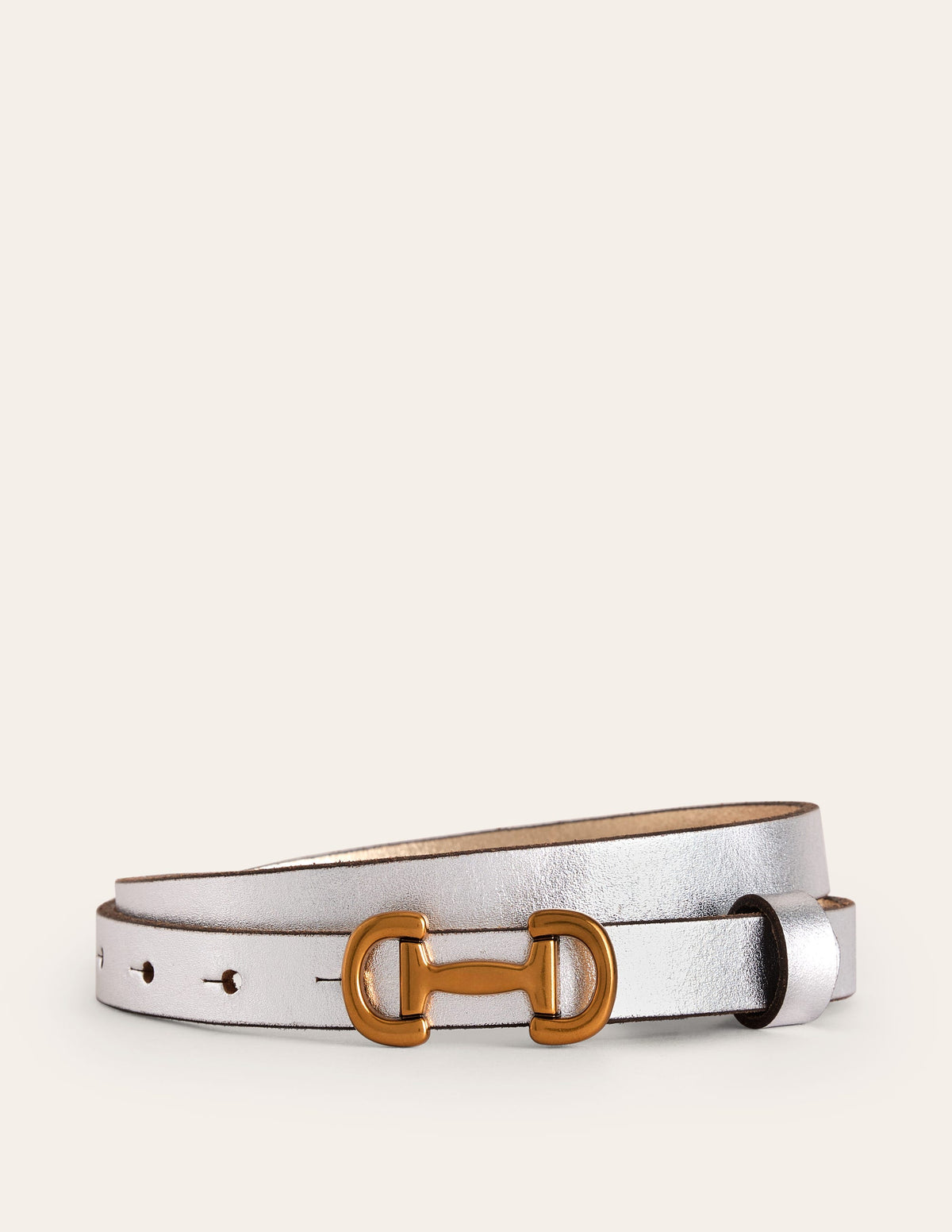 Ceinture fine Iris à mors-Argenté - Image 2