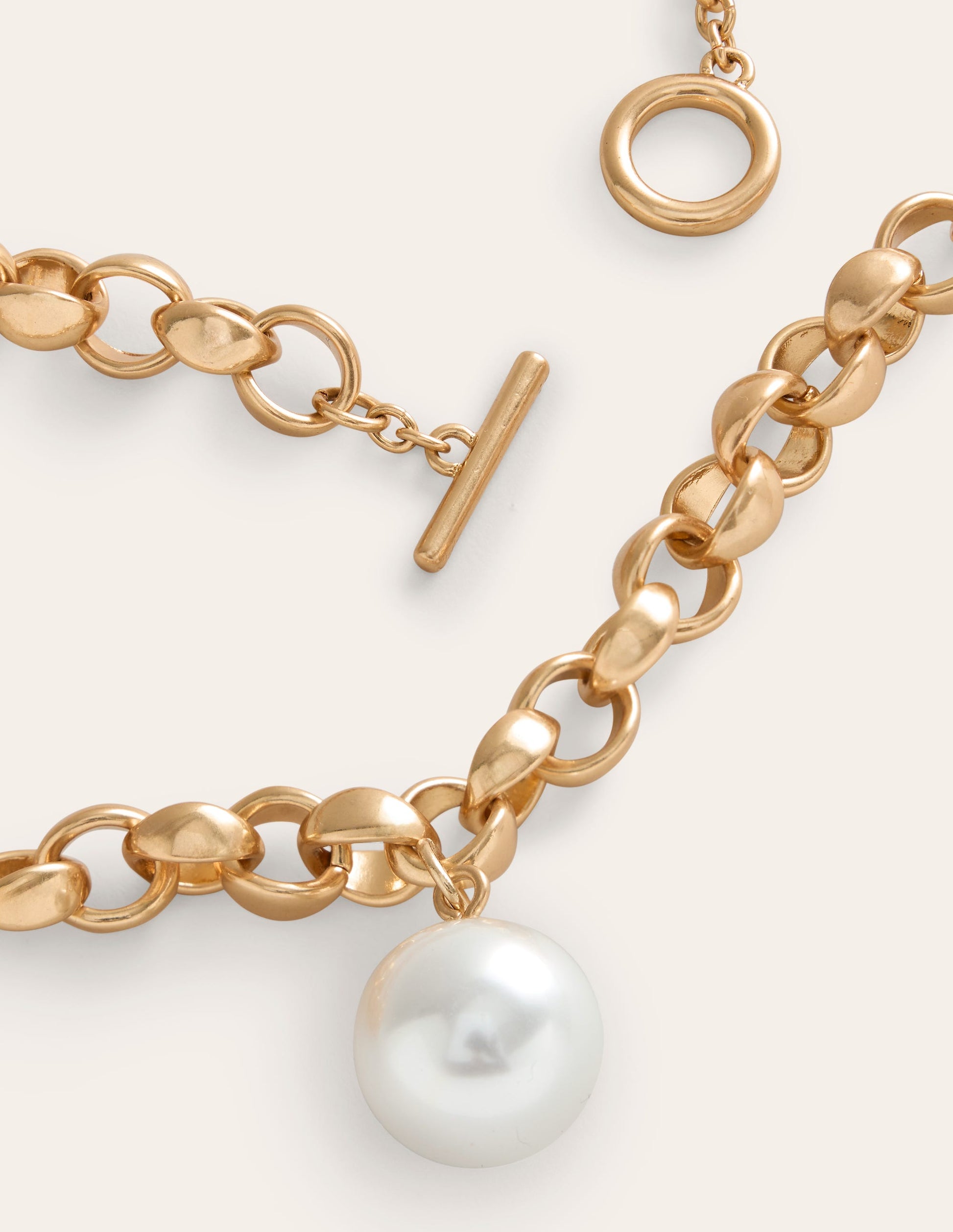 Collier épais en fausses perles-Aquamarine Bunny-3
