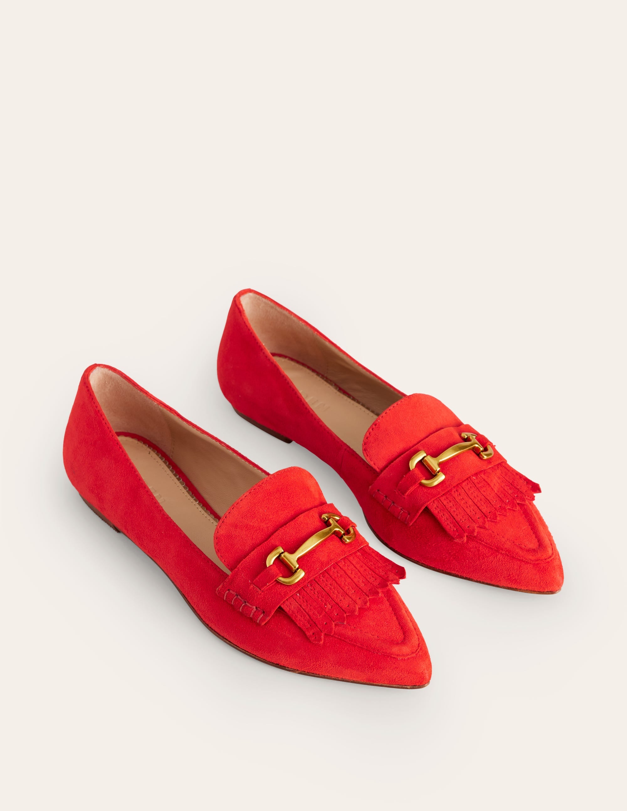 Iris Ghillie Loafers-Red Suede - Image 3