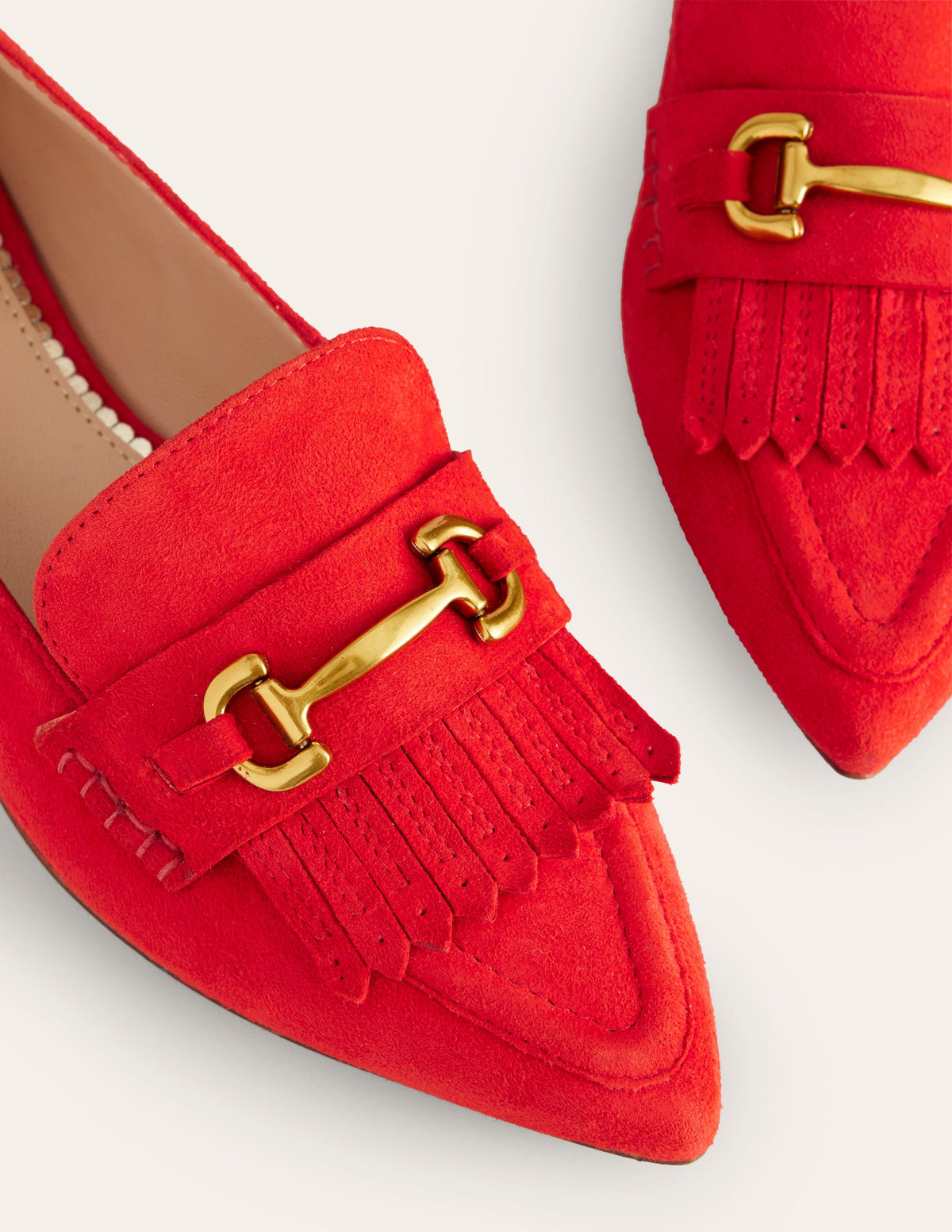 Iris Ghillie Loafers-Red Suede - Image 4