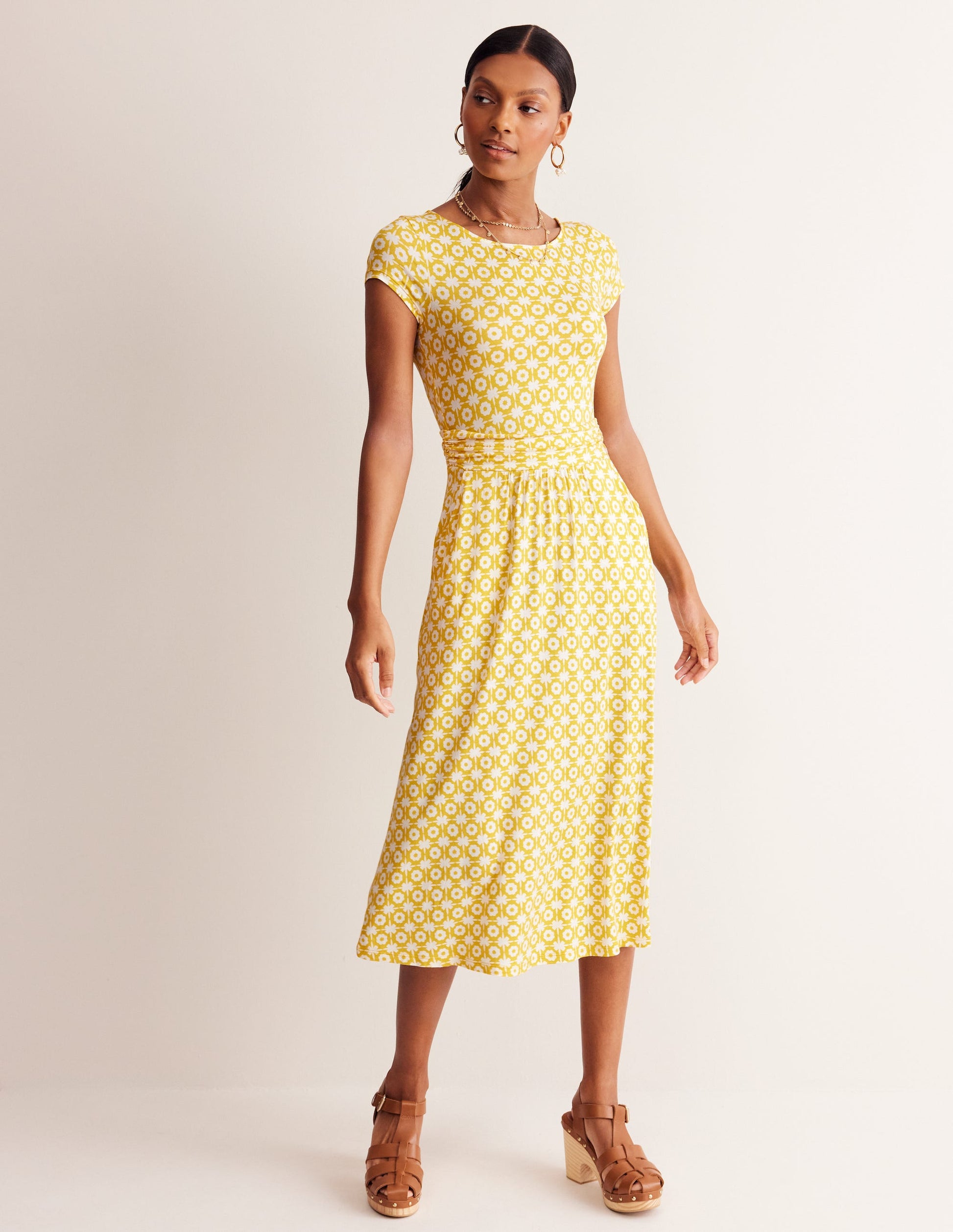 Amelie Jersey-Midikleid-Maracuja, Blüten-Kachel-4