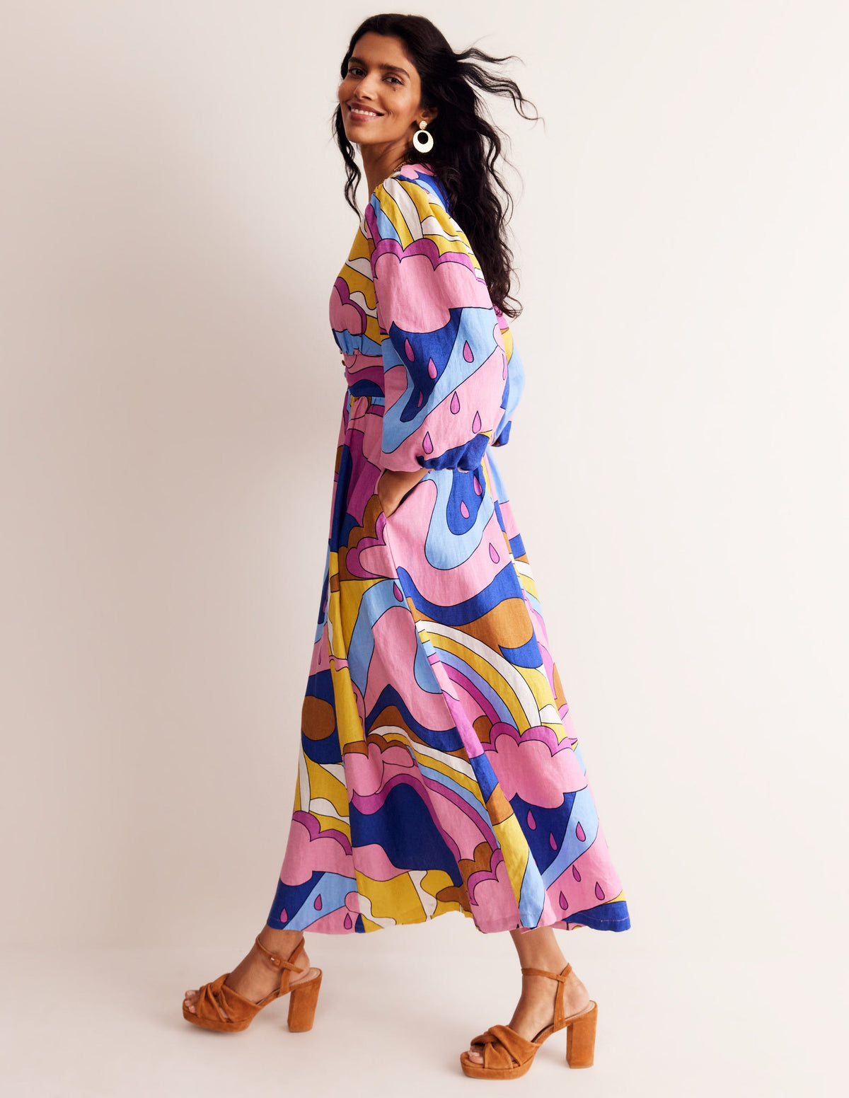 Lola Blouson-Maxikleid-Punkte - Image 4