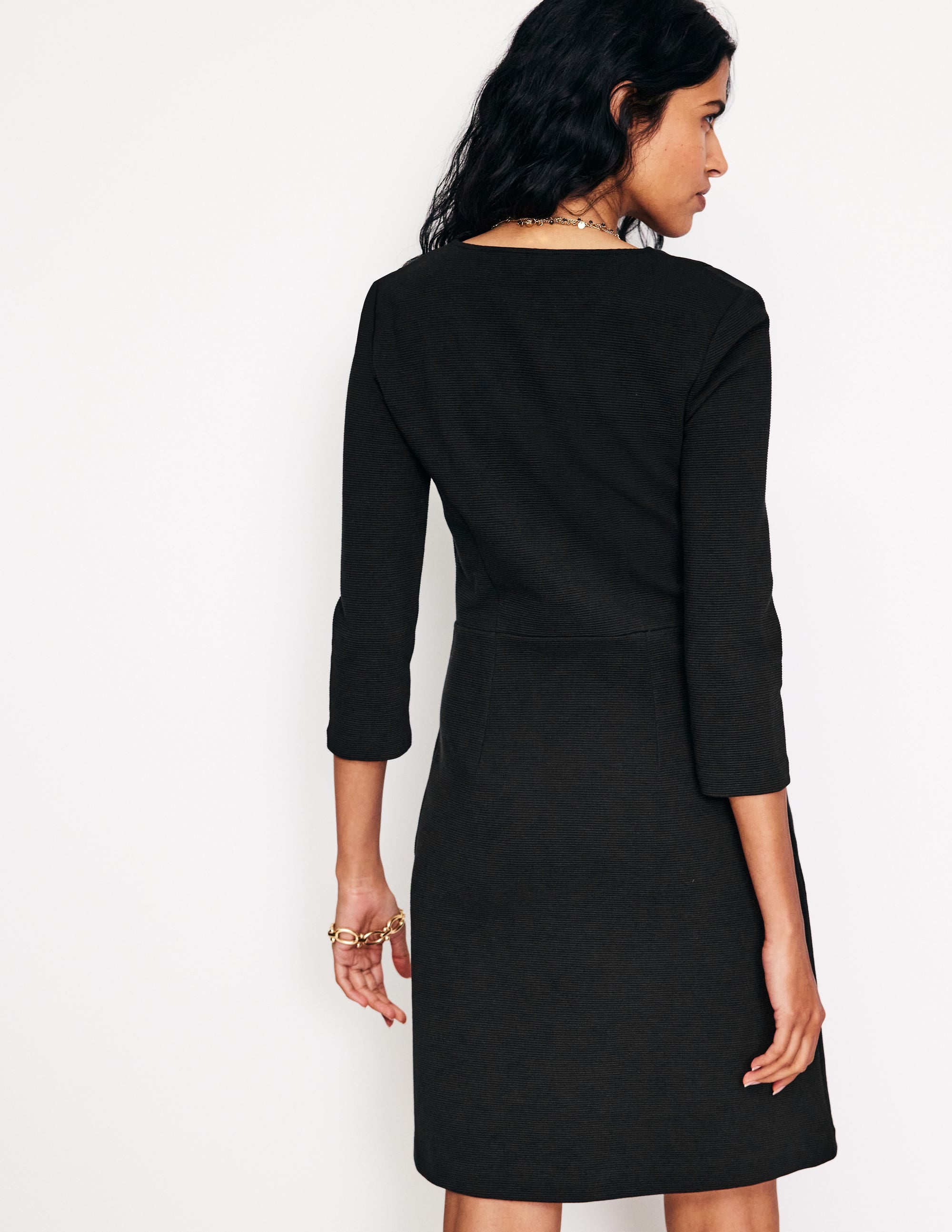 Bronte Ottoman-Kleid-Schwarz - Image 3