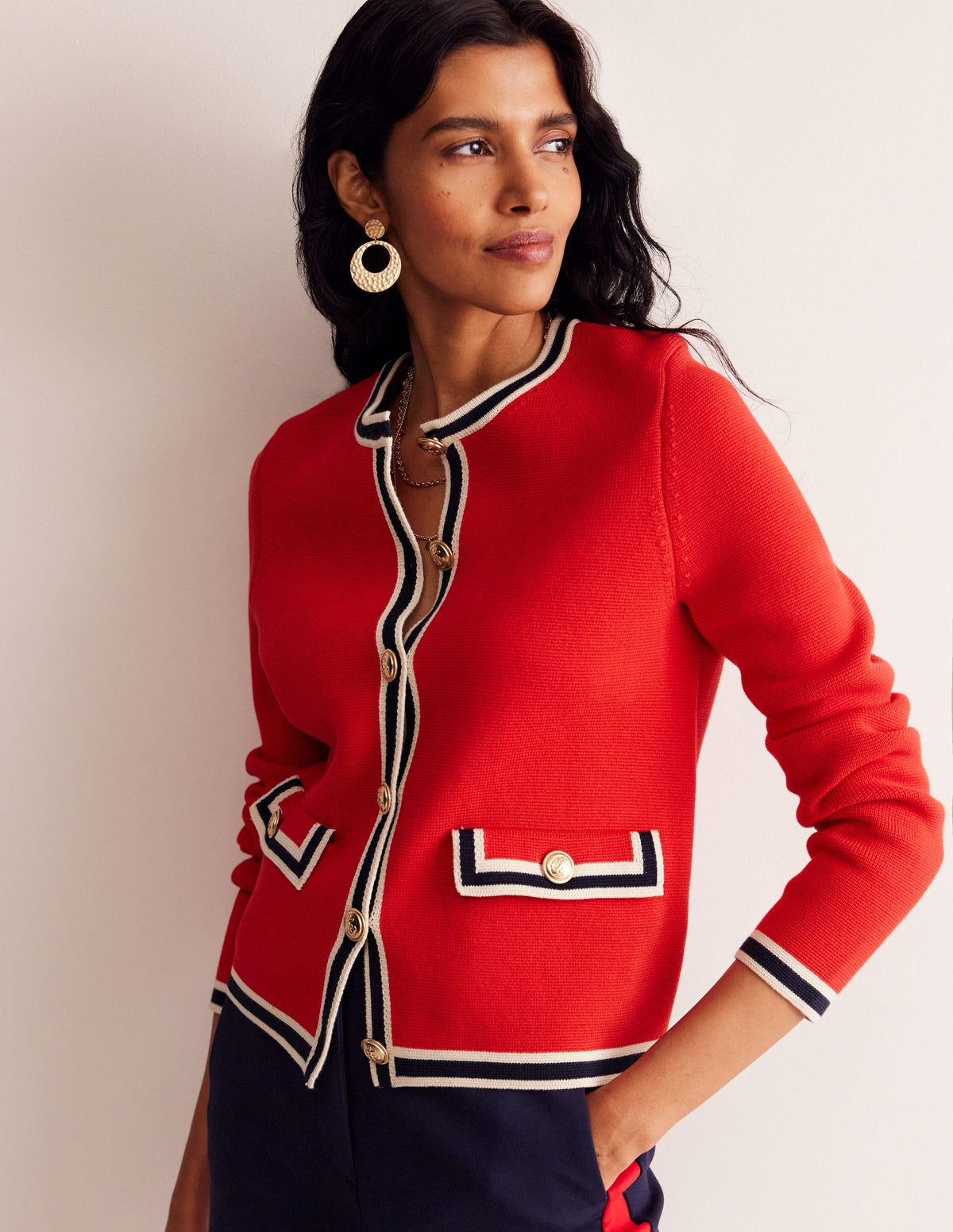 Holly Cardigan-Pepperoni - Image 1