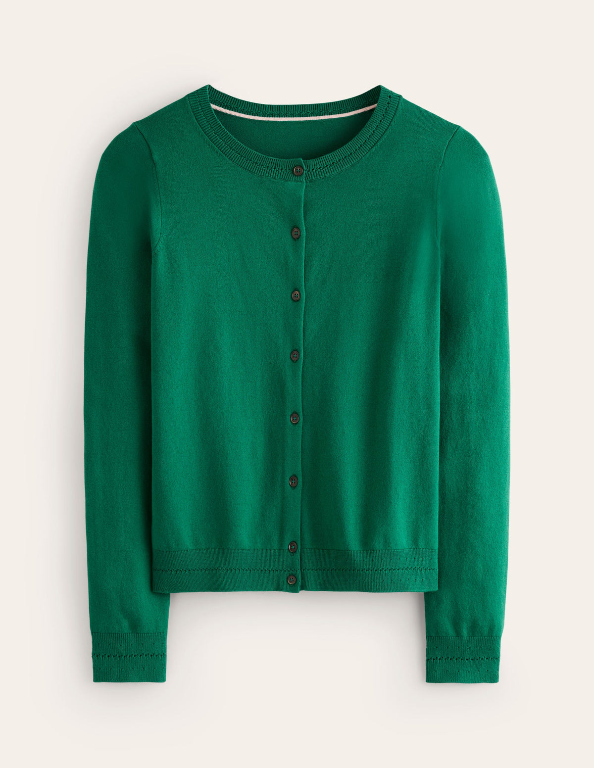 Catriona Cardigan aus Baumwolle-Malachitgrün - Image 5