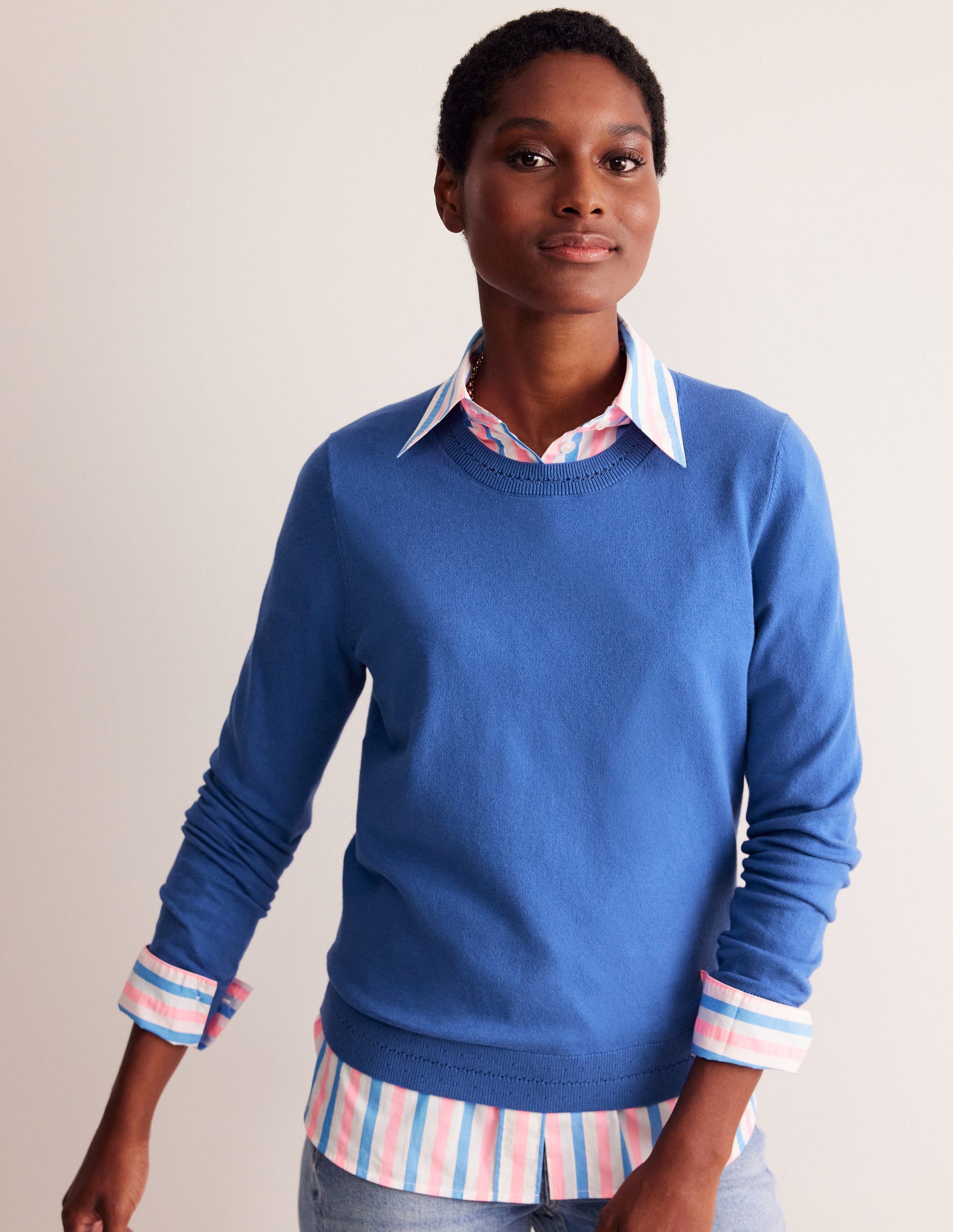 Pull Catriona col rond en coton-Arctic Cat-4