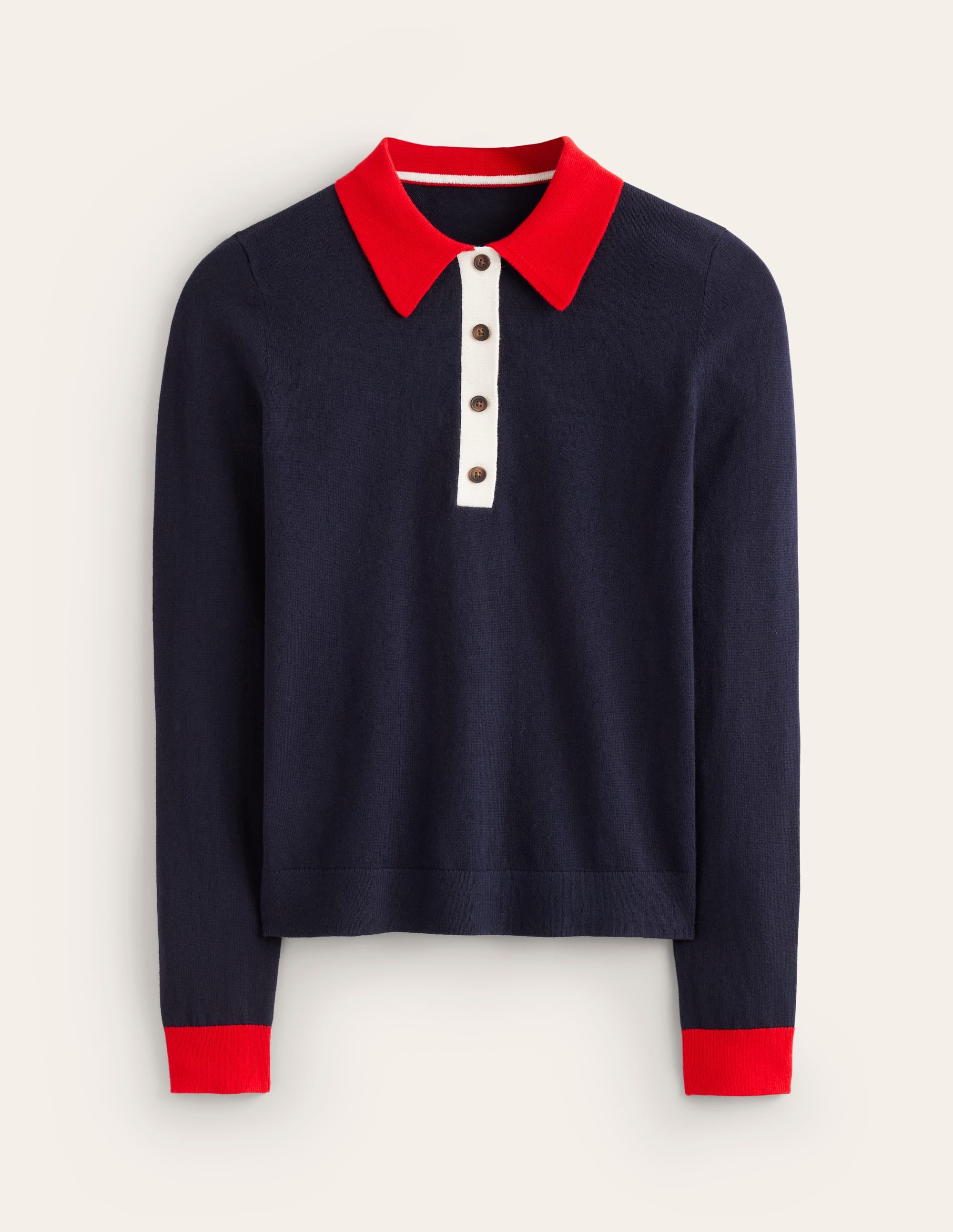 Estelle Henley-Pullover-Aqua Marine Marl - Image 6