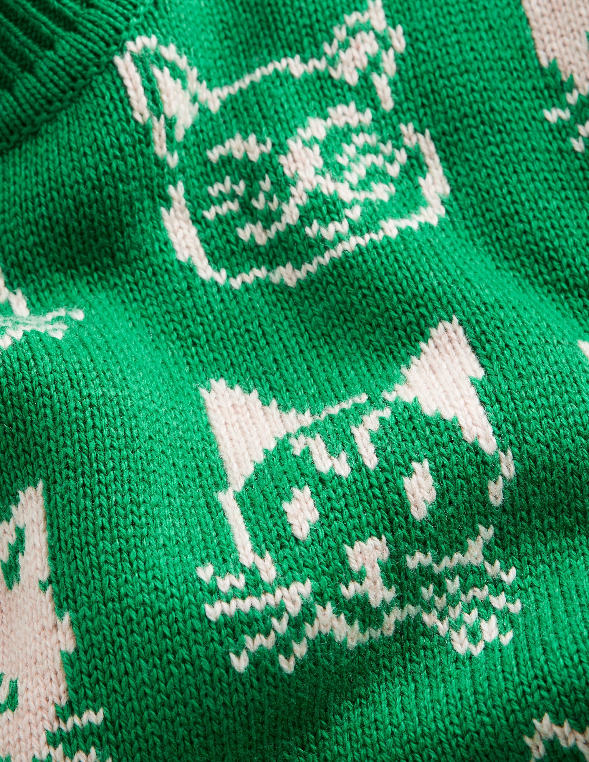 Pull Heather en jacquard-Vert émeraude profond, chats - Image 6