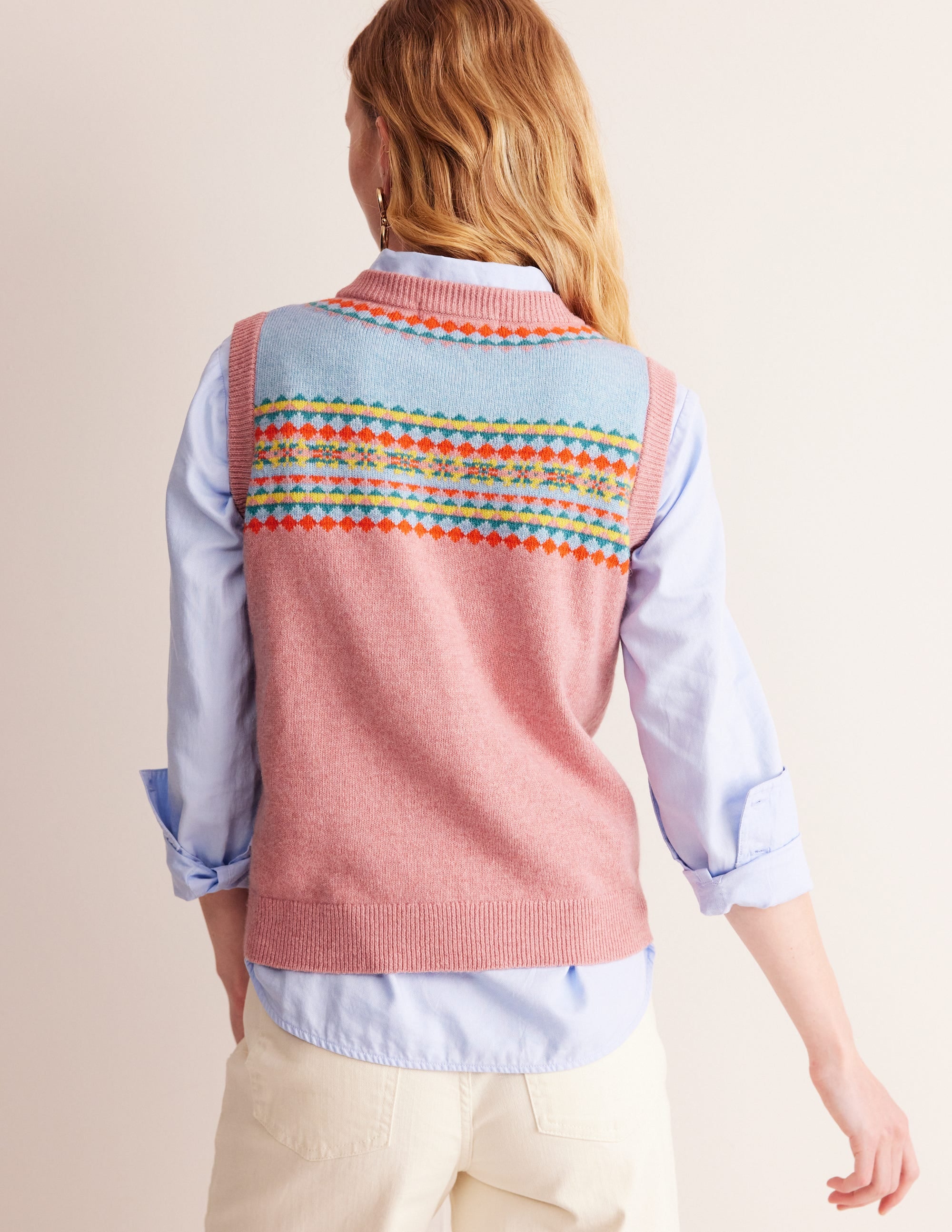 Edie Fair-Isle-Top-Rosa Fair-Isle - Image 3