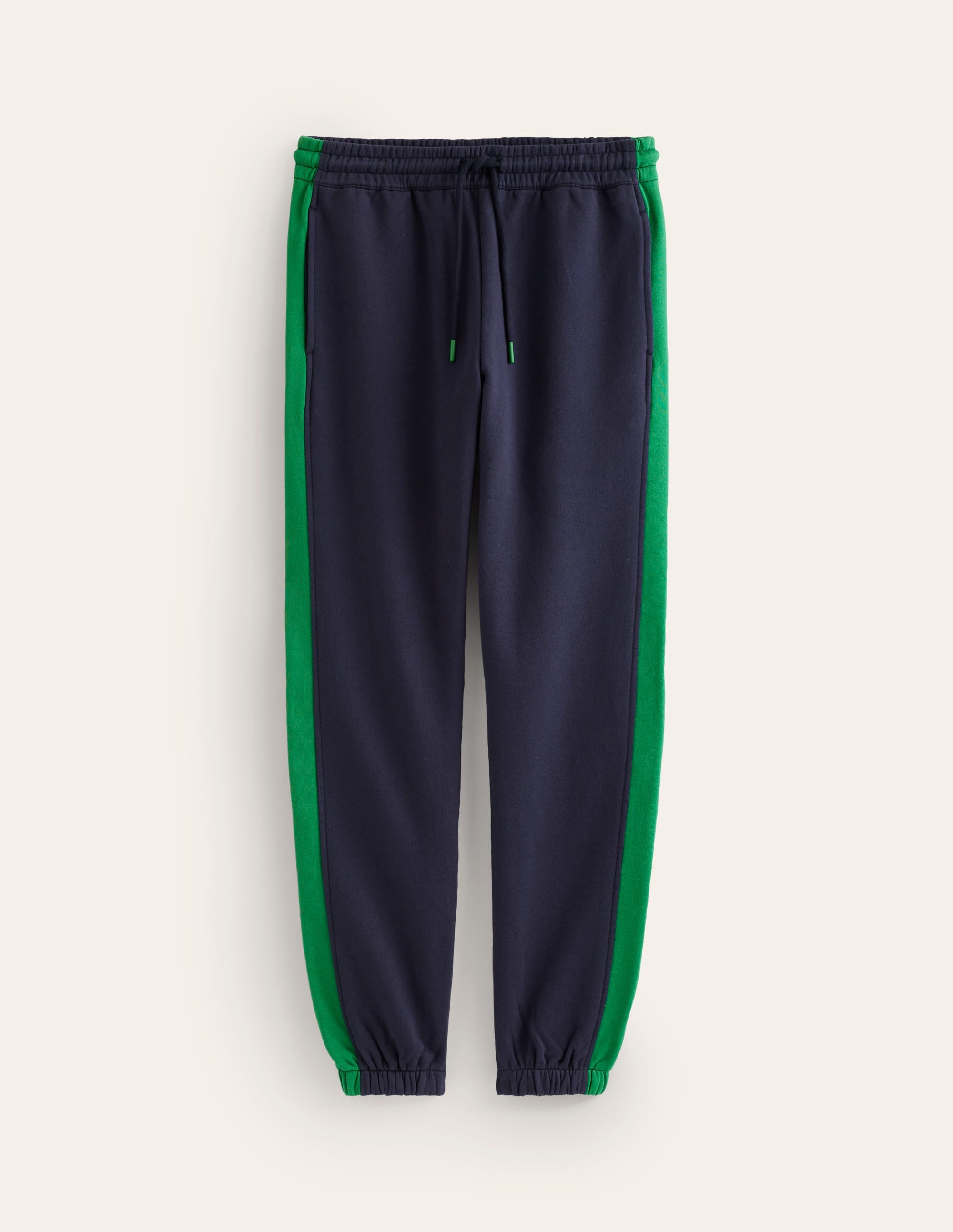 Jogginghose mit Seiteneinsätzen-Aqua Marine Marl - Image 6