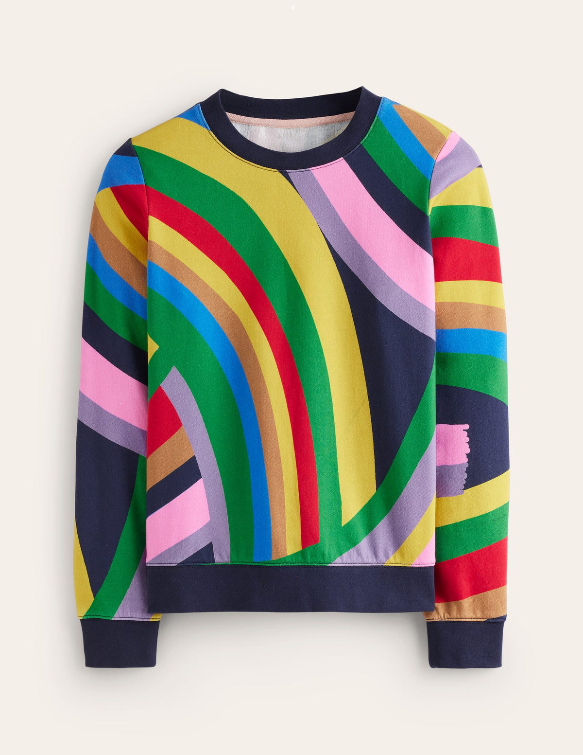 Hannah Sweatshirt mit Print-Bunt, Abstrakter Regenbogen - Image 6