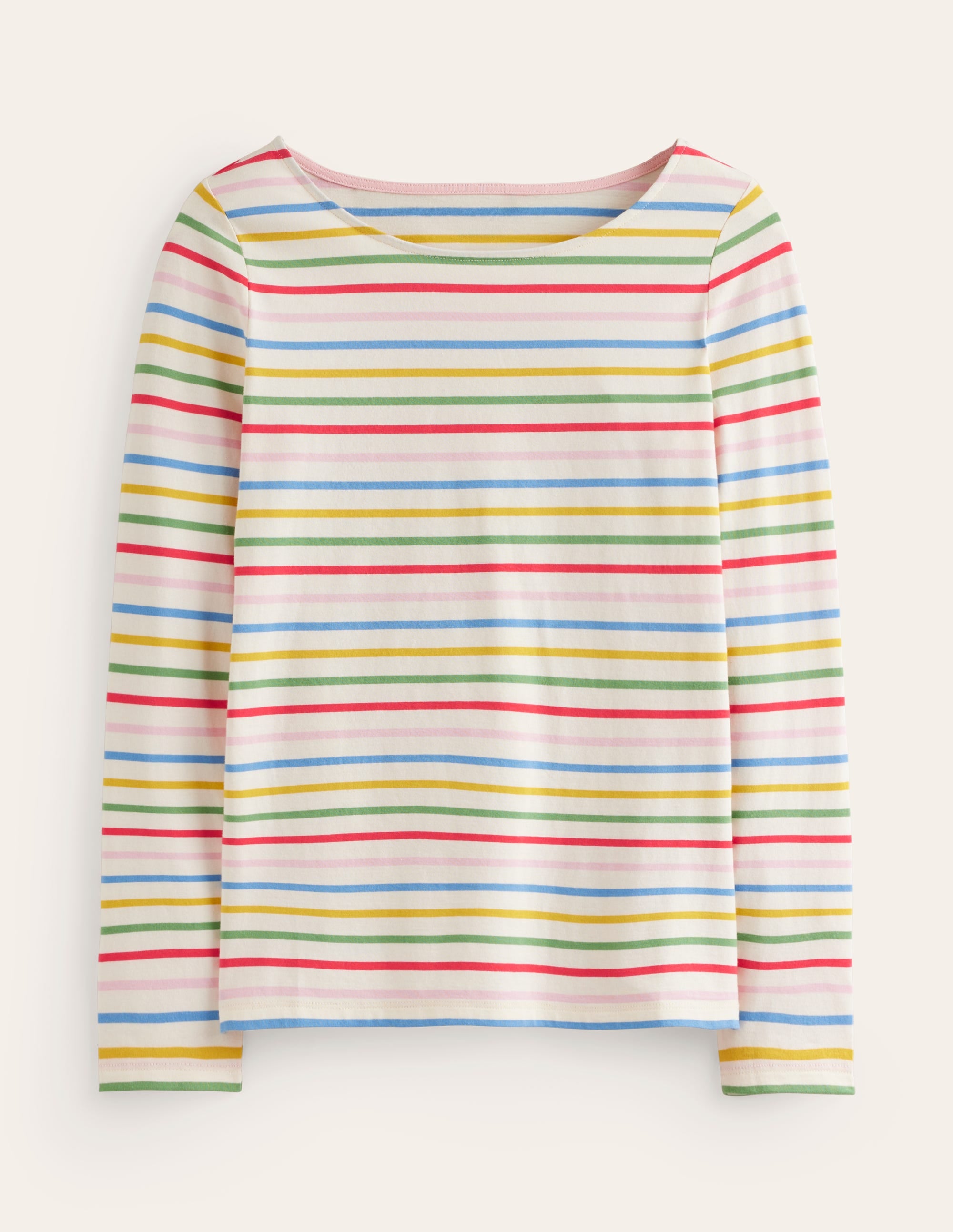 Ella Long Sleeve Breton-Soft Rainbow - Image 6