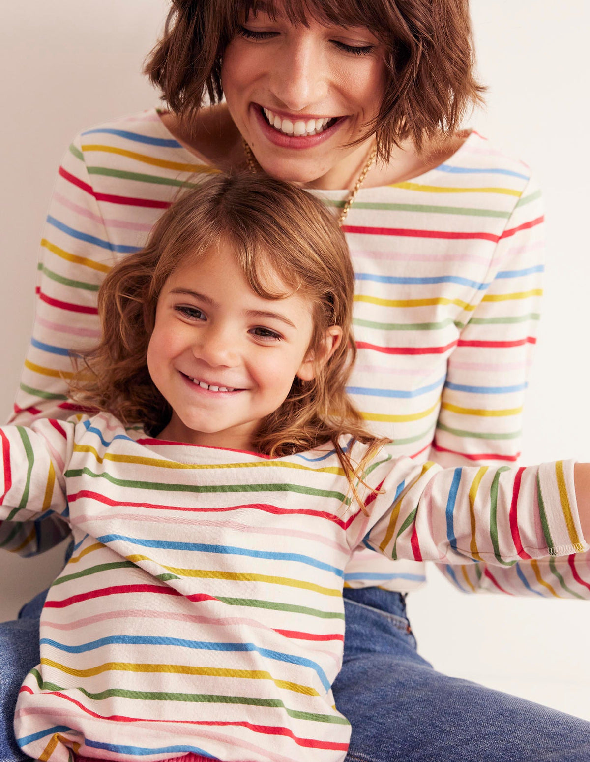 Ella Long Sleeve Breton-Soft Rainbow - Image 5