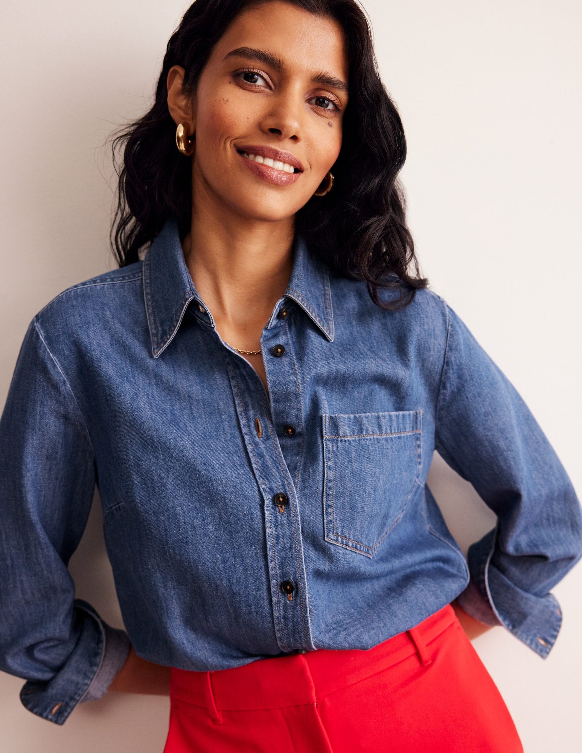 Jeanshemd-Medium Vintage-1