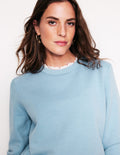 Sweatshirt mit Lochstickerei-Black