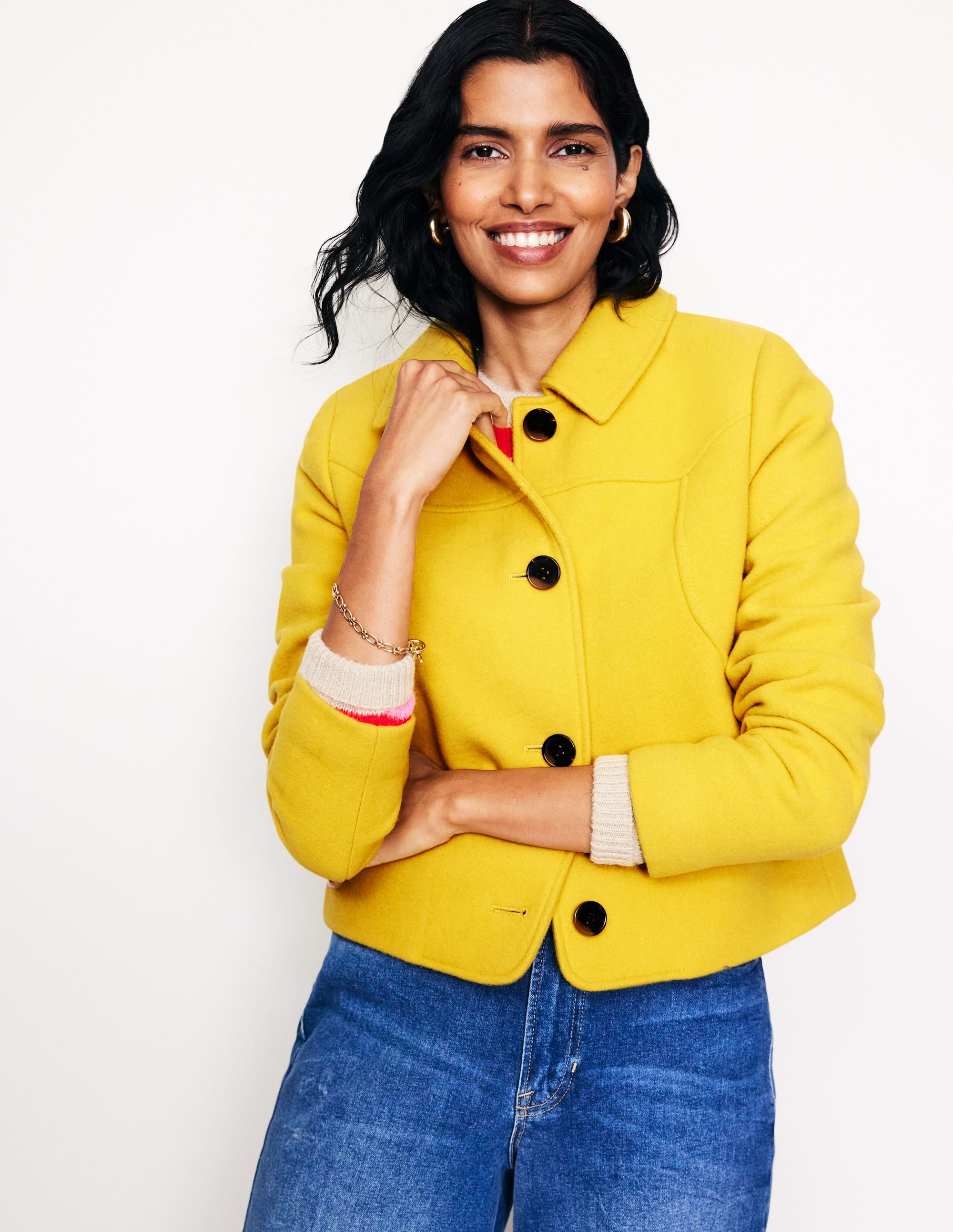Oxford Melton-Jacke-Ceylon Gelb - Image 1