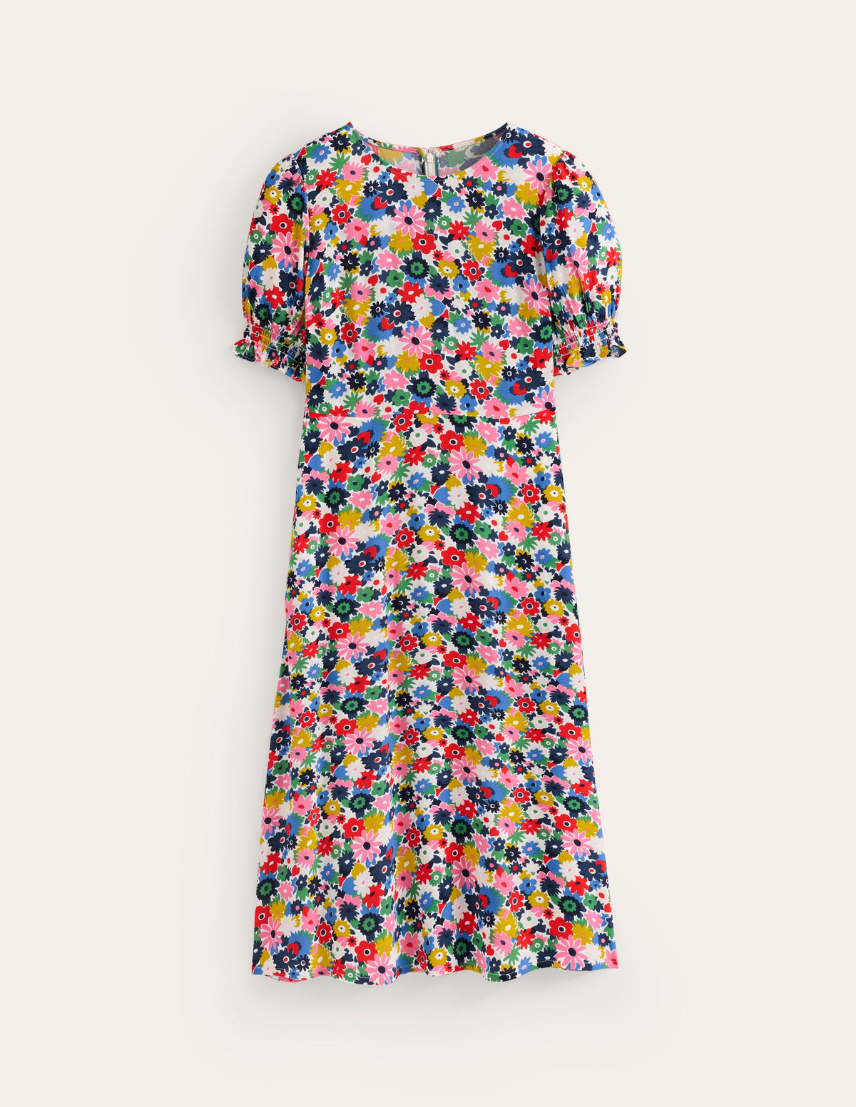 Corinne Midi-Teekleid-Bunt, Malkasten Blümchen-5