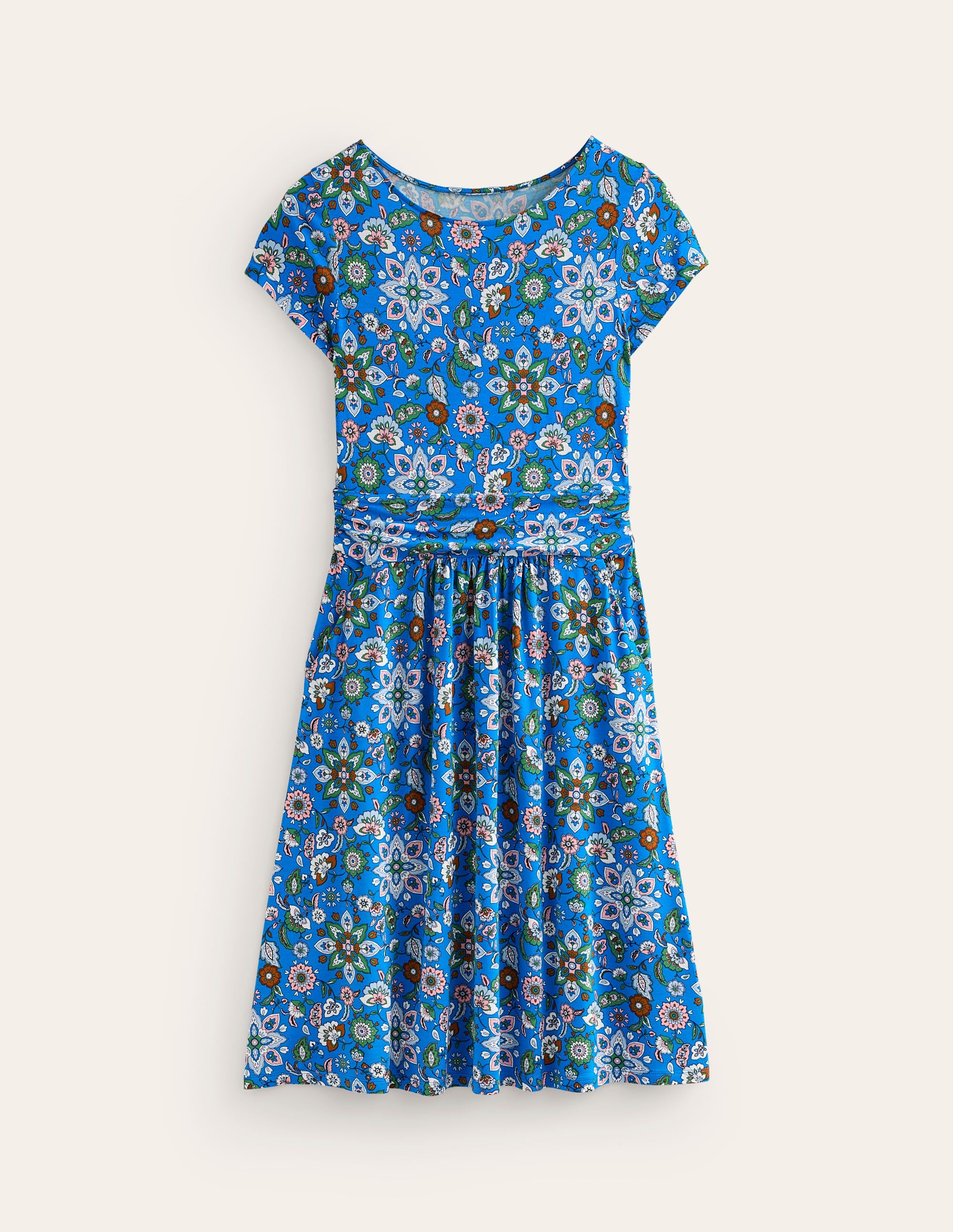 Amelie Jerseykleid-Indigo, Botanischer Zweig - Image 5