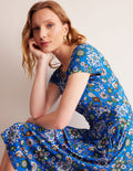 Amelie Jerseykleid-Indigo, Botanischer Zweig