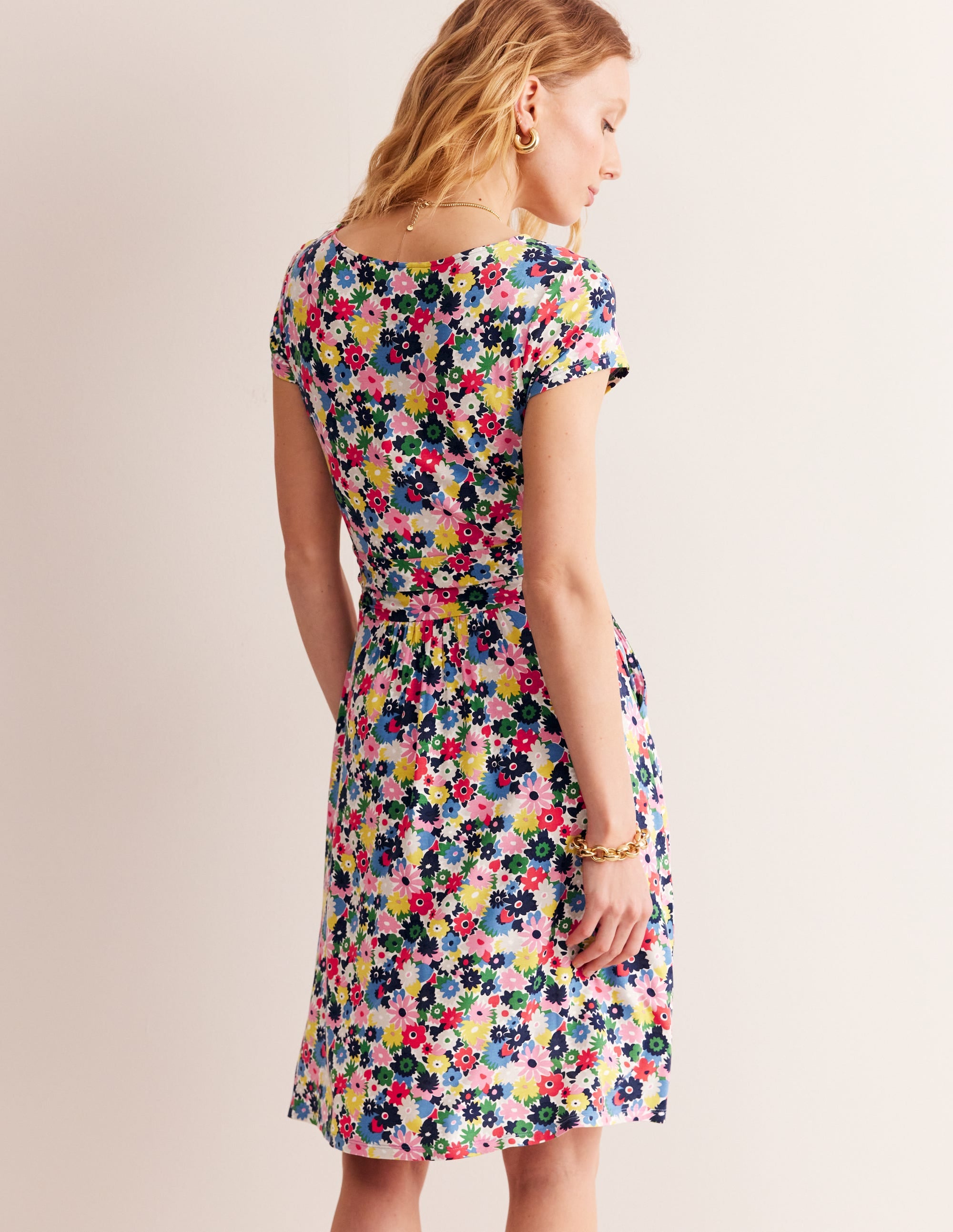 Amelie Jerseykleid-Bunt, Malkasten Blümchen - Image 3
