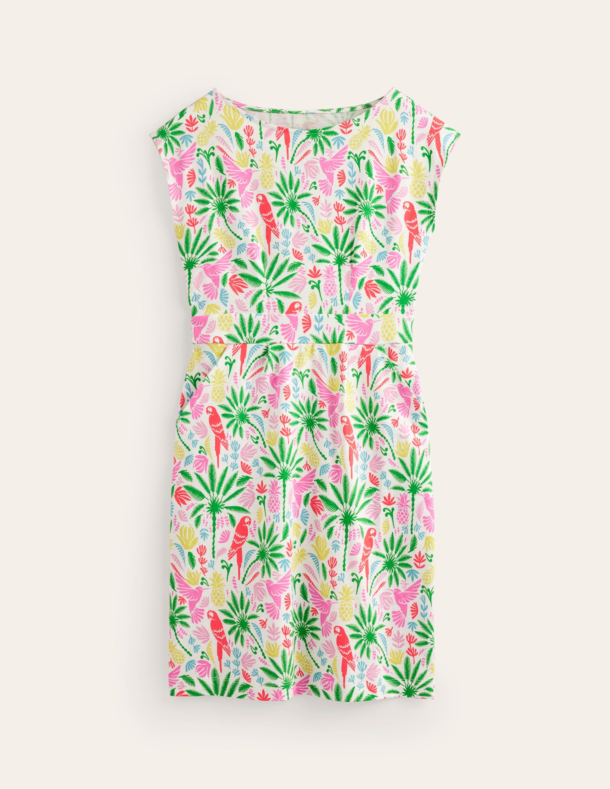 Florrie Jersey Dress-Multi, Tropical Paradise - Image 5
