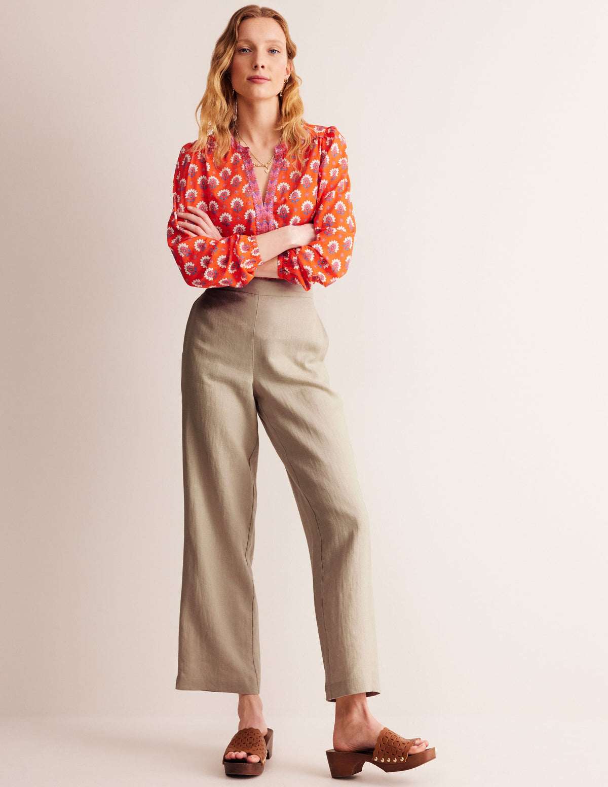 Hampstead Leinenhose-Neutral-1