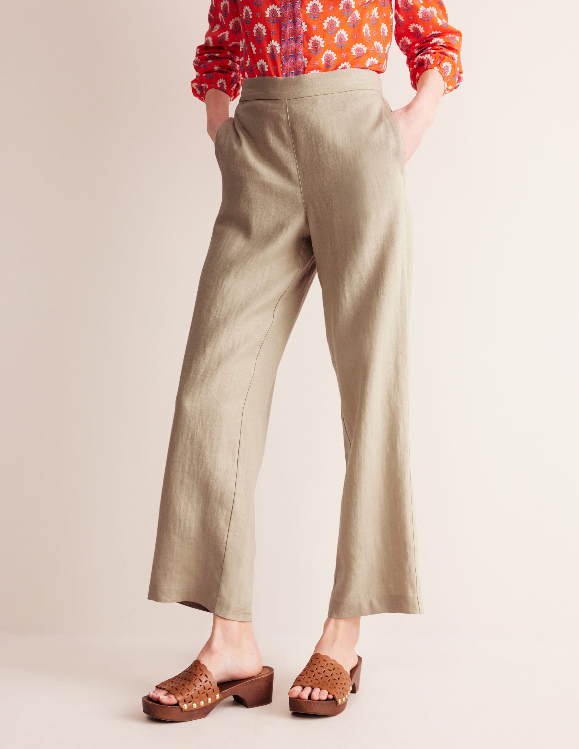 Hampstead Leinenhose-Neutral - Image 4