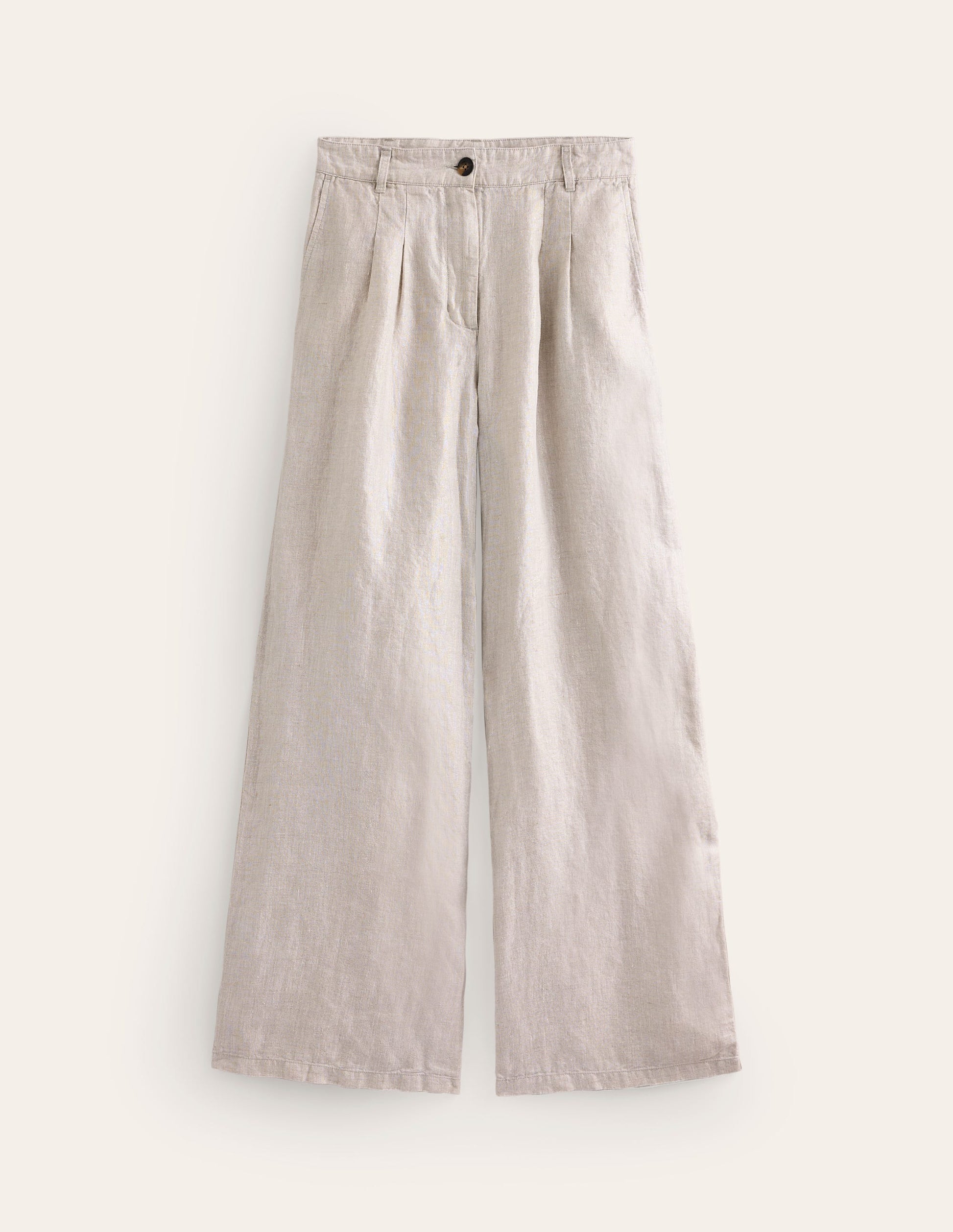 Regent Plissierte Leinenhose-Black-8