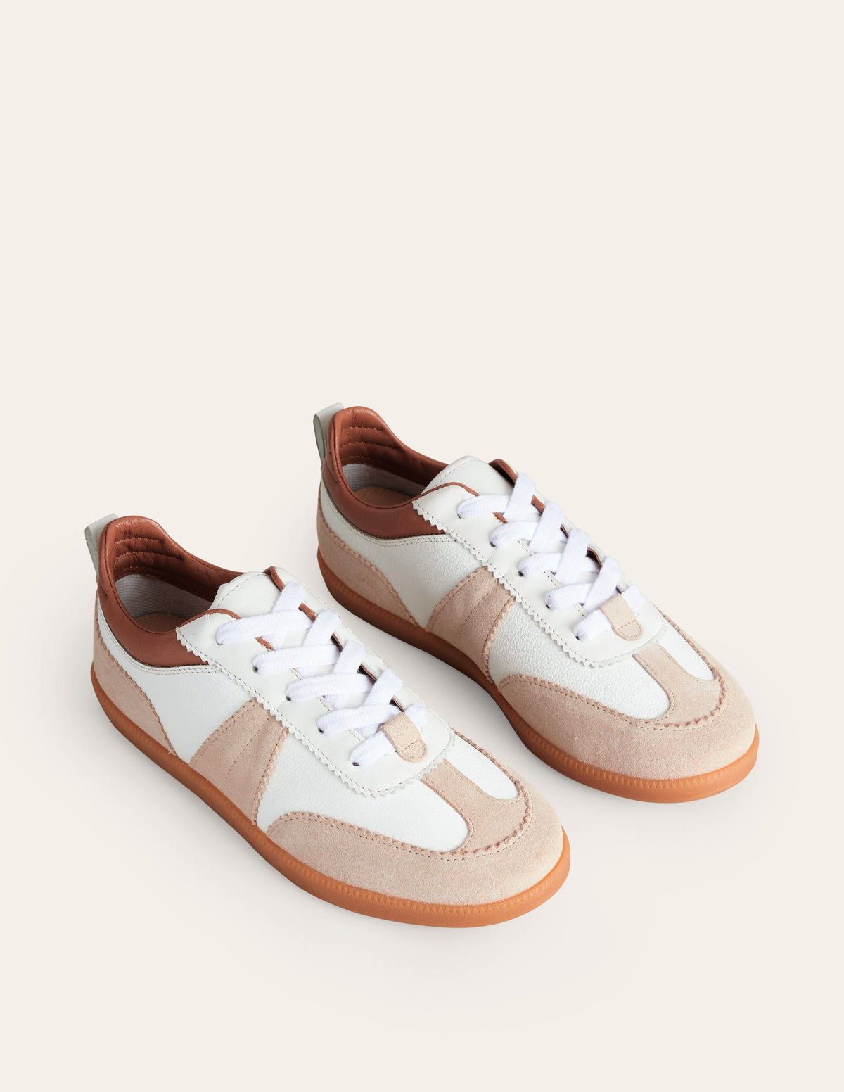 Erin Retro-Tennisschuhe-Weiß Mix - Image 3