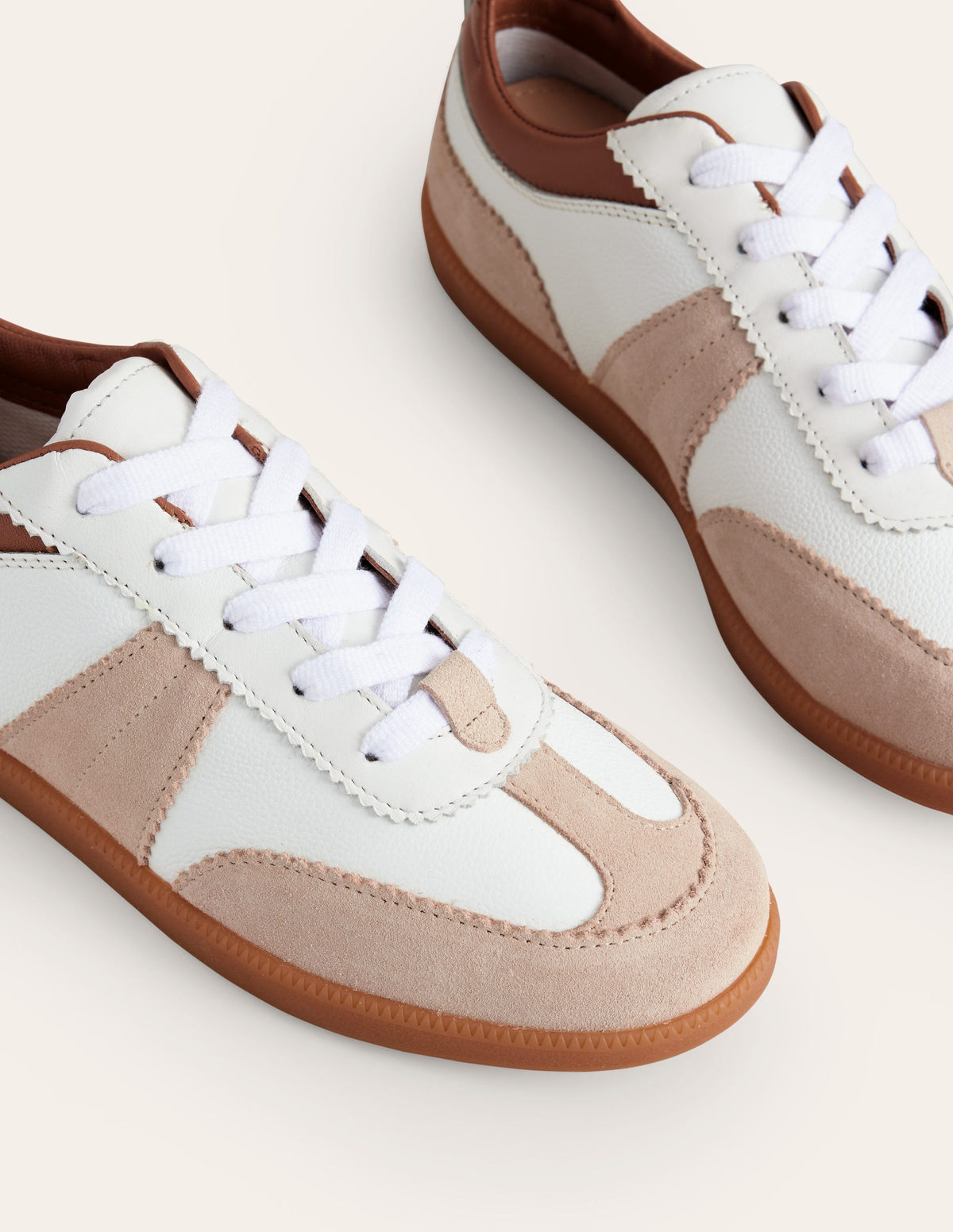 Erin Retro-Tennisschuhe-Weiß Mix - Image 4