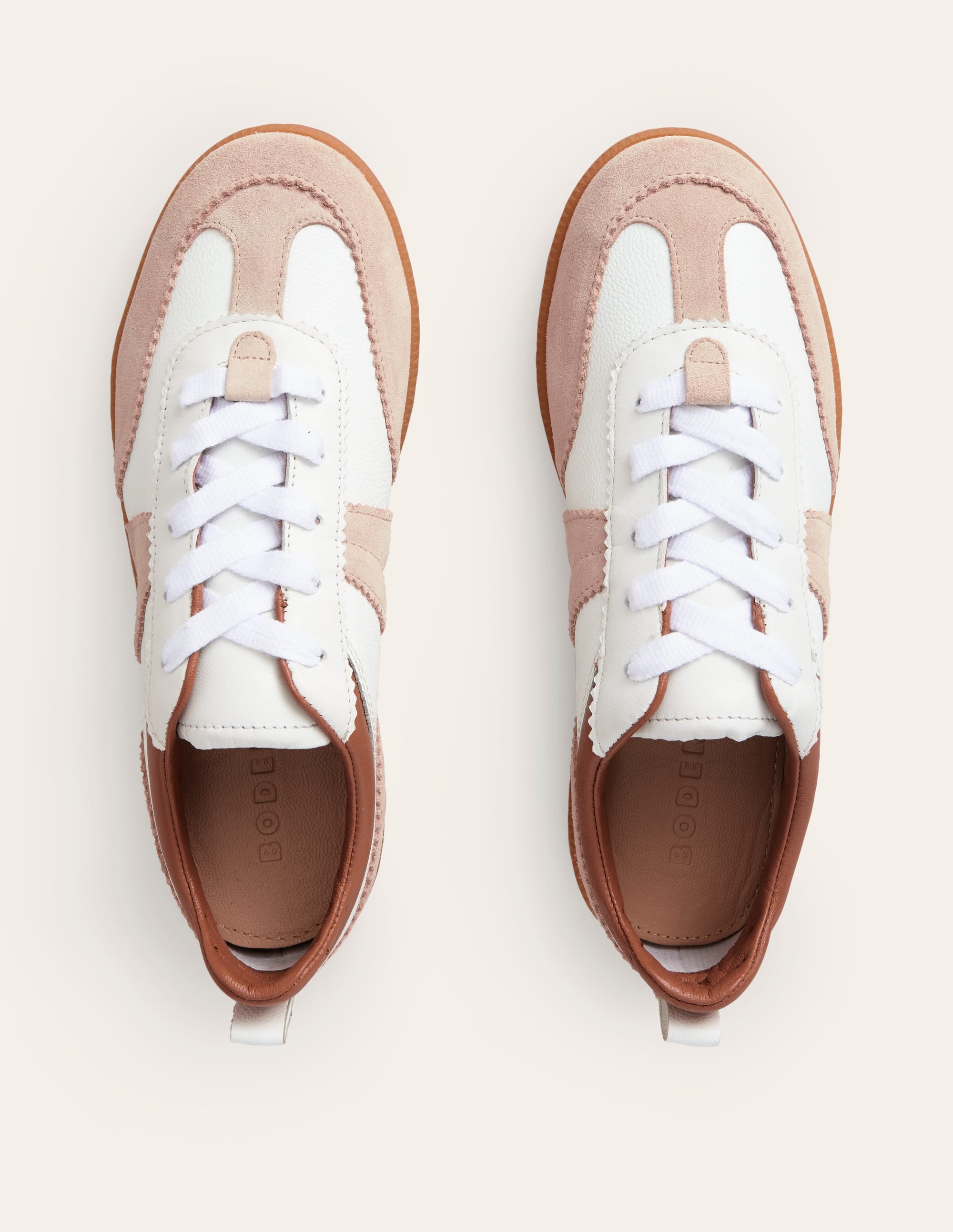 Erin Retro-Tennisschuhe-Weiß Mix - Image 5