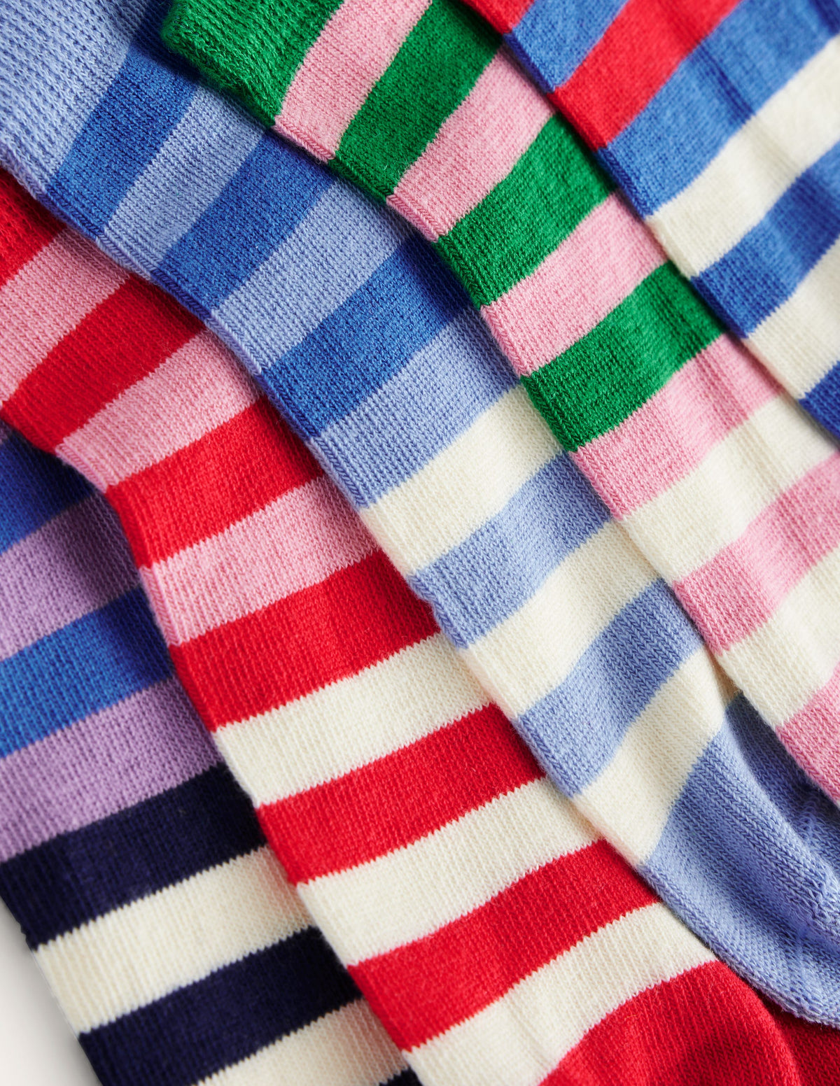 5 paires de chaussettes de sport-Rayé colourblock multi - Image 2