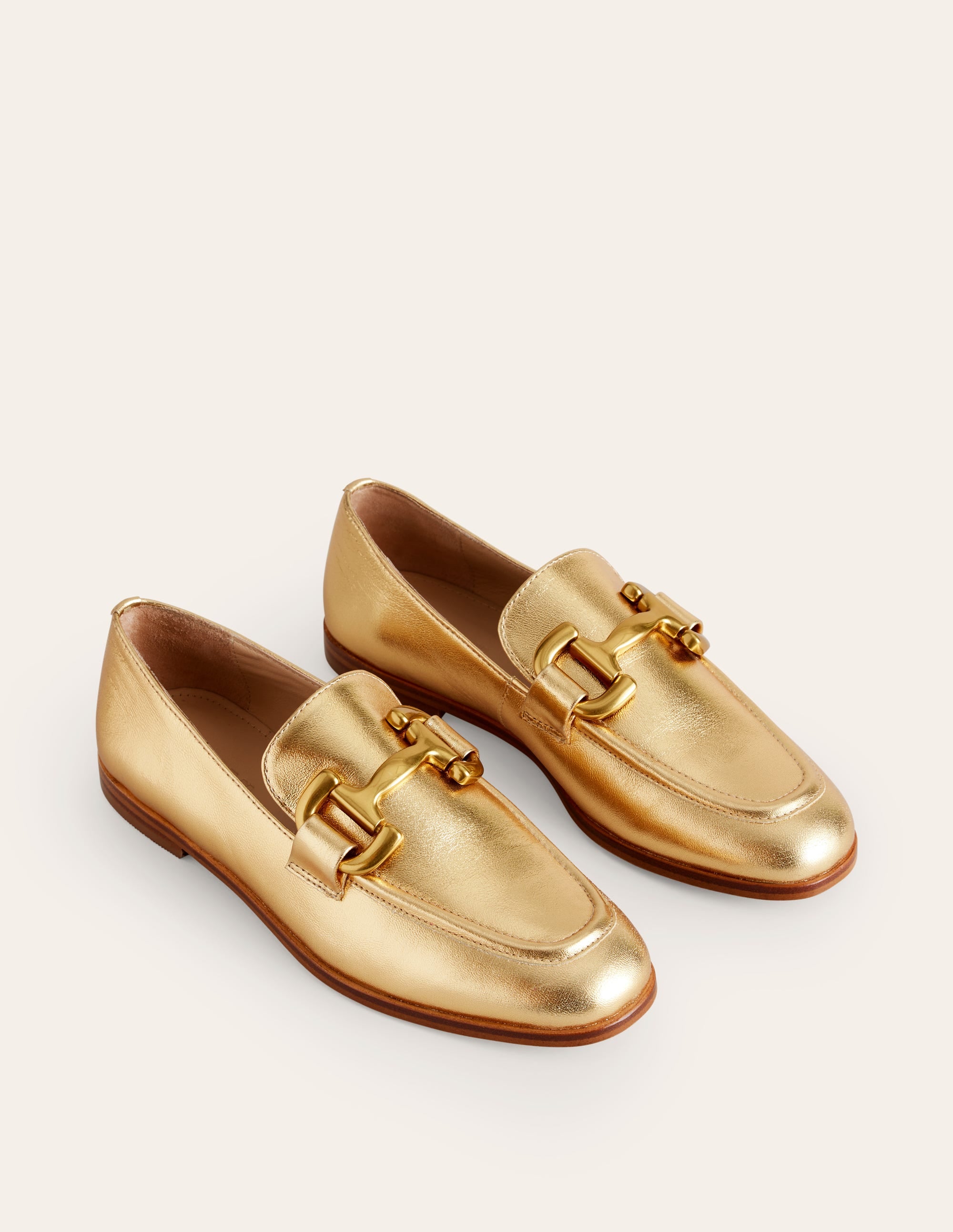 Mocassins Iris à mors-Cuir doré - Image 3