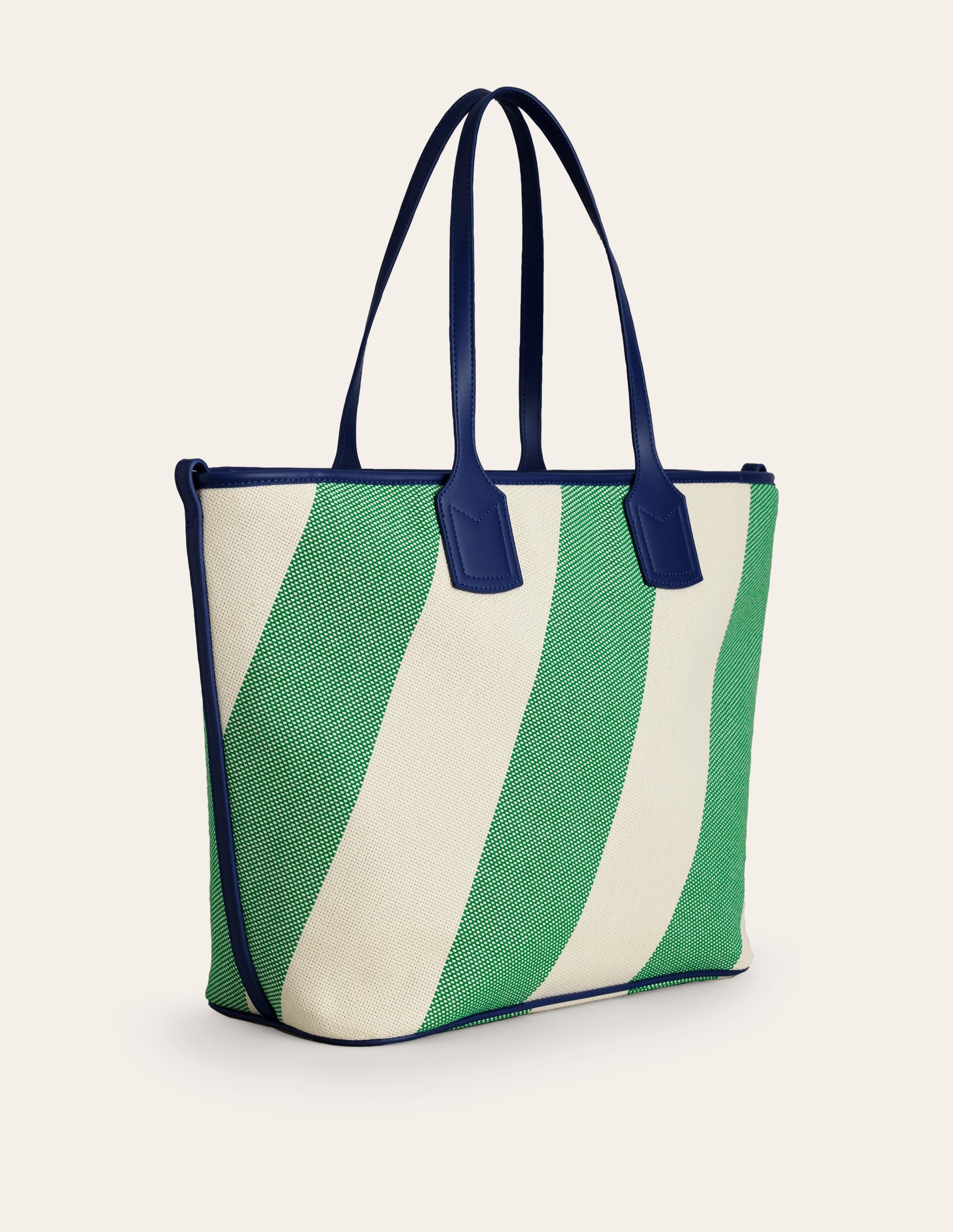 Trapez-Tasche-Grün Streifen - Image 3