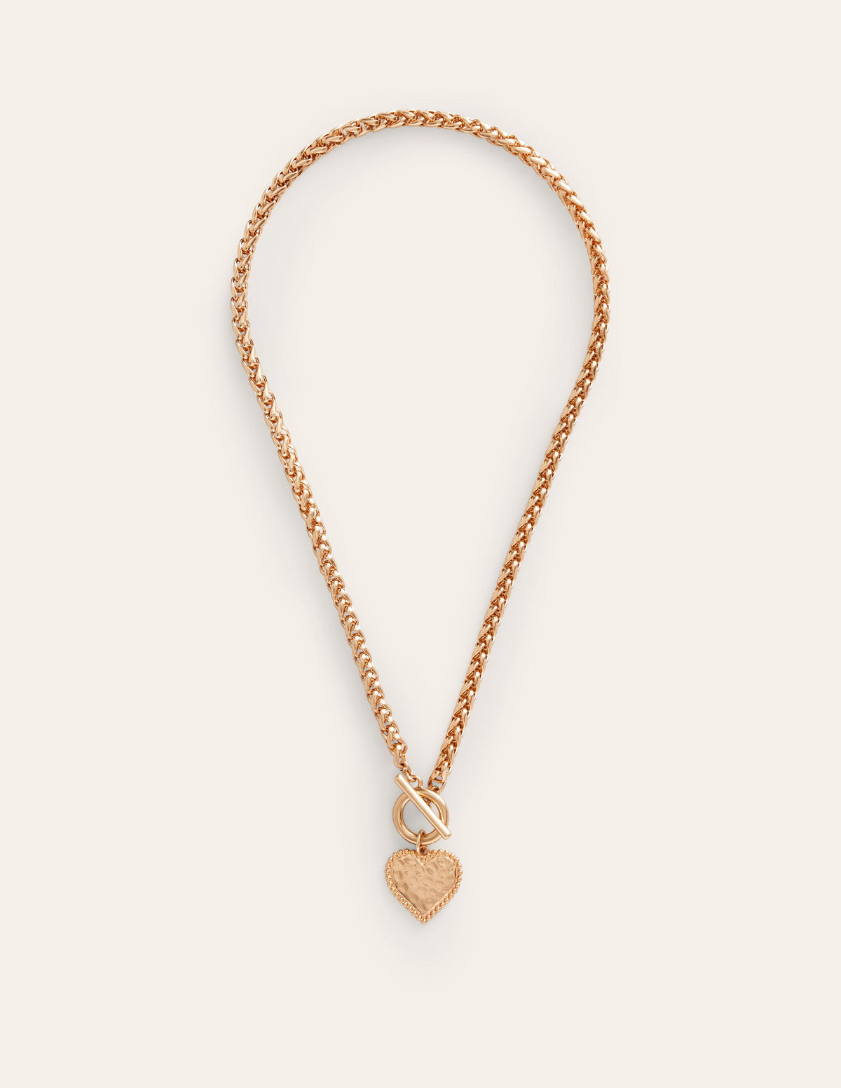 Halskette mit Herz-Charm-Gold-2