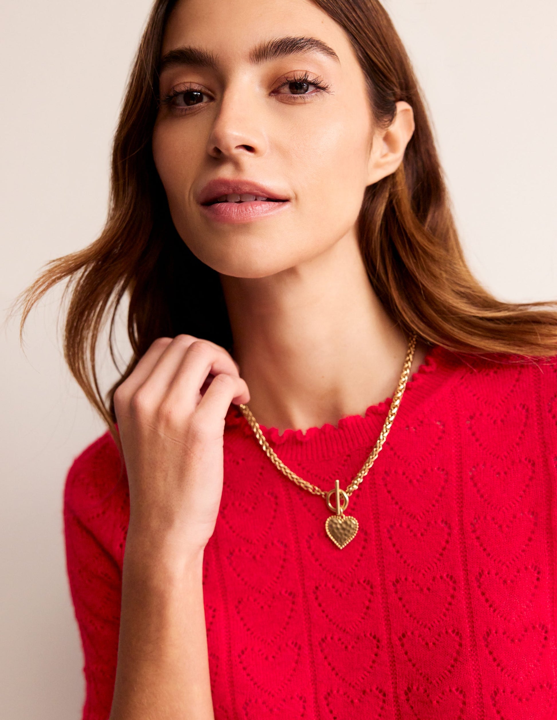 Halskette mit Herz-Charm-Gold-1