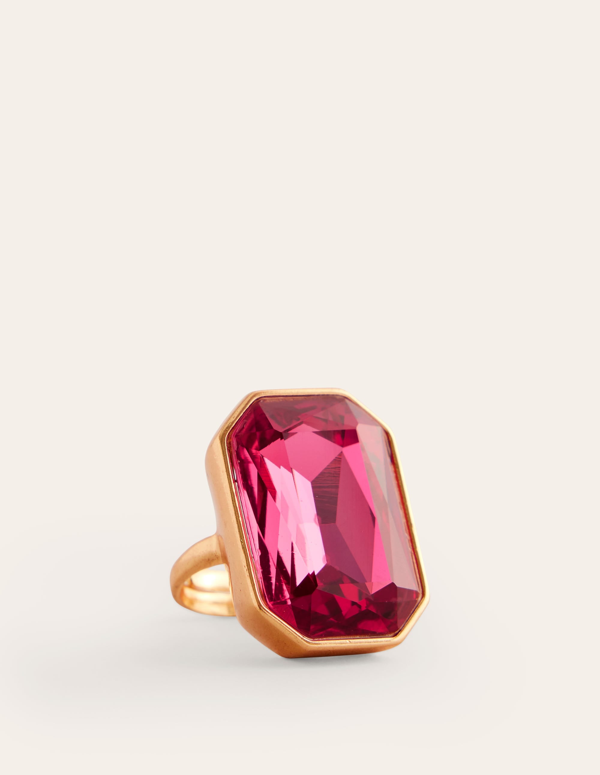 Mega-Cluster-Ring mit Schmucksteinen-Pink - Image 2
