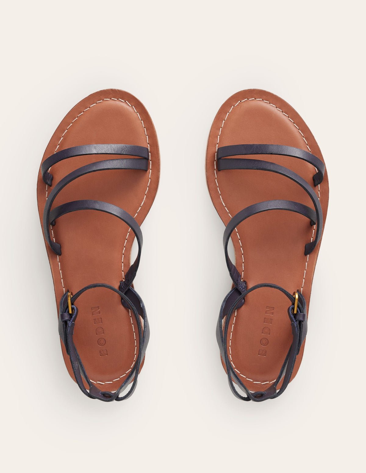 Everyday Flat Sandals-Navy - Image 5