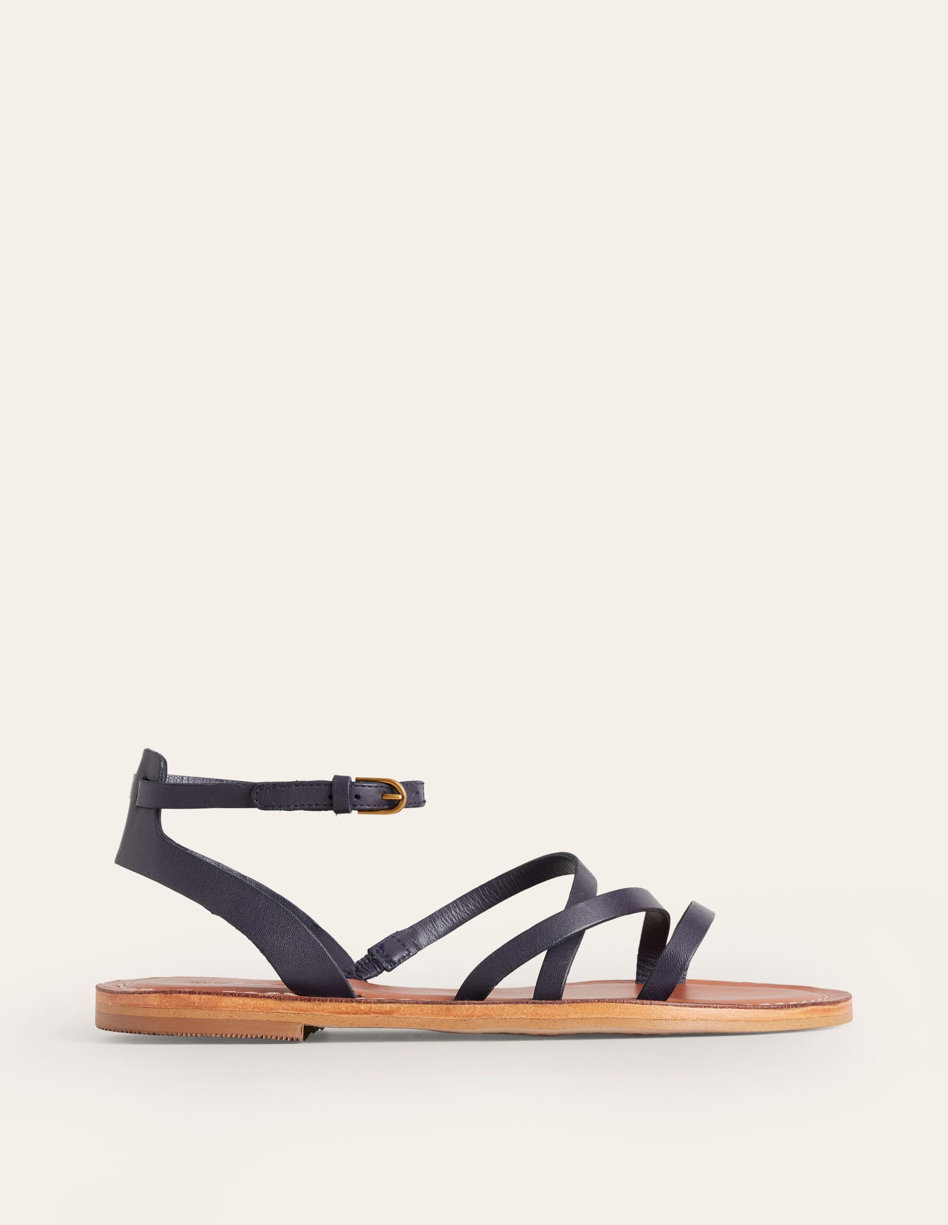 Everyday Flat Sandals-Navy-2